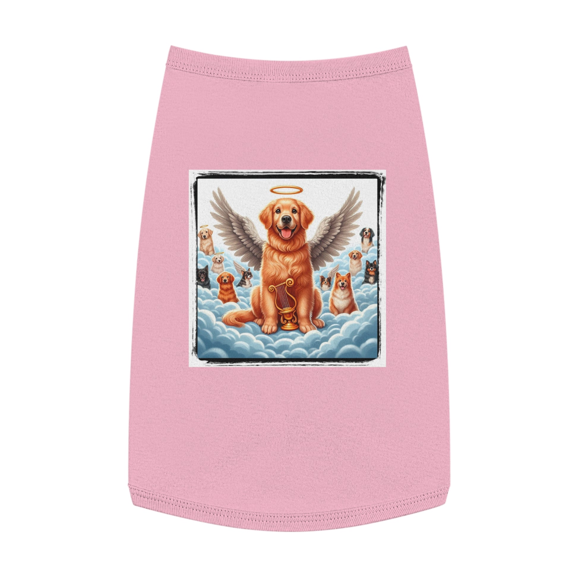 Golden Retriever pet tank top Pets Printify   