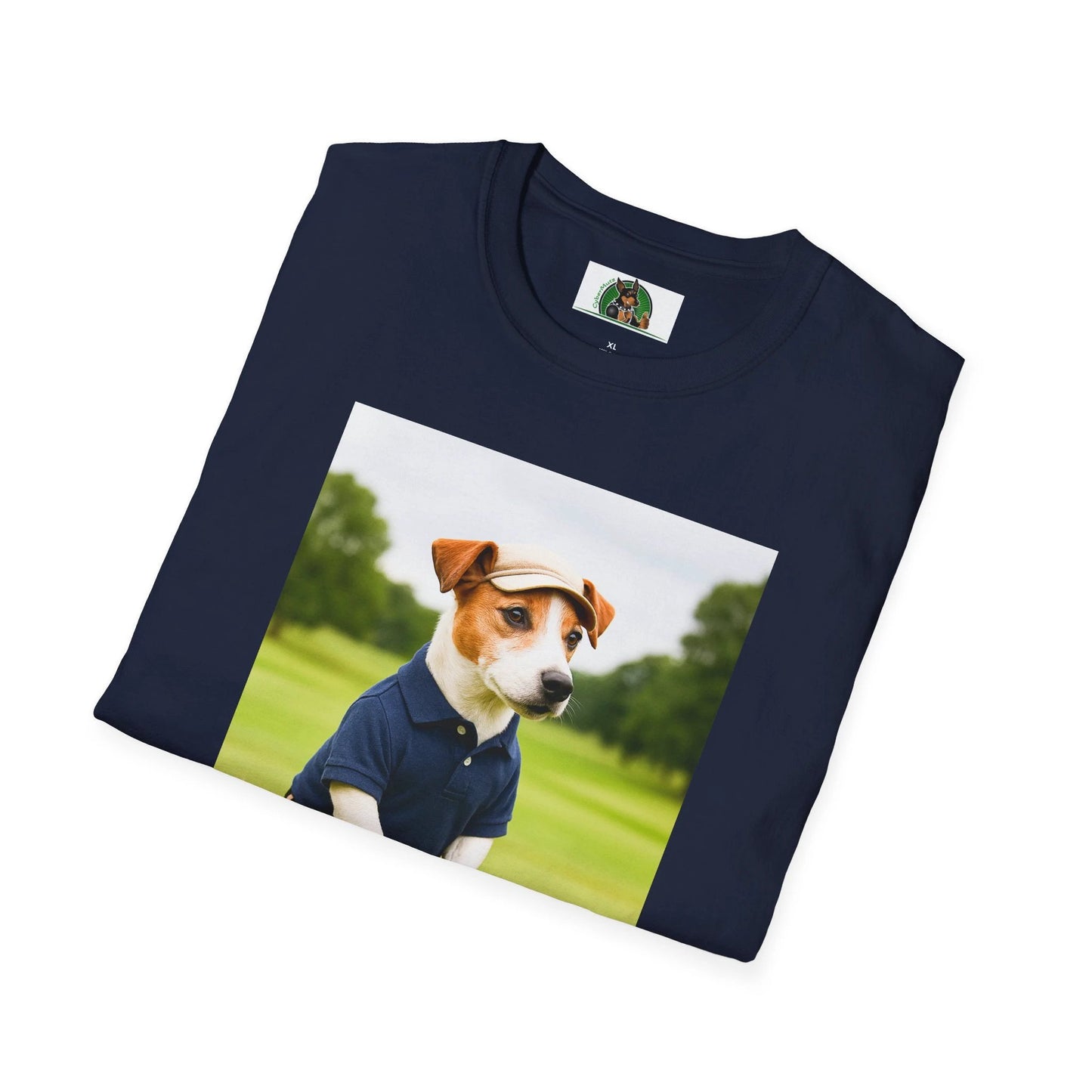 Jack Russell Golf Tee — Sports Dog T-Shirt T-Shirt Printify