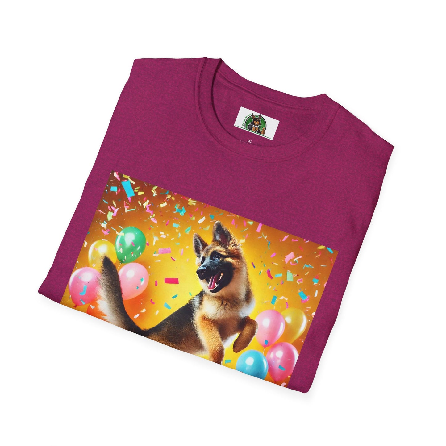 German Shepherd T-Shirt - Dancing Dog Design