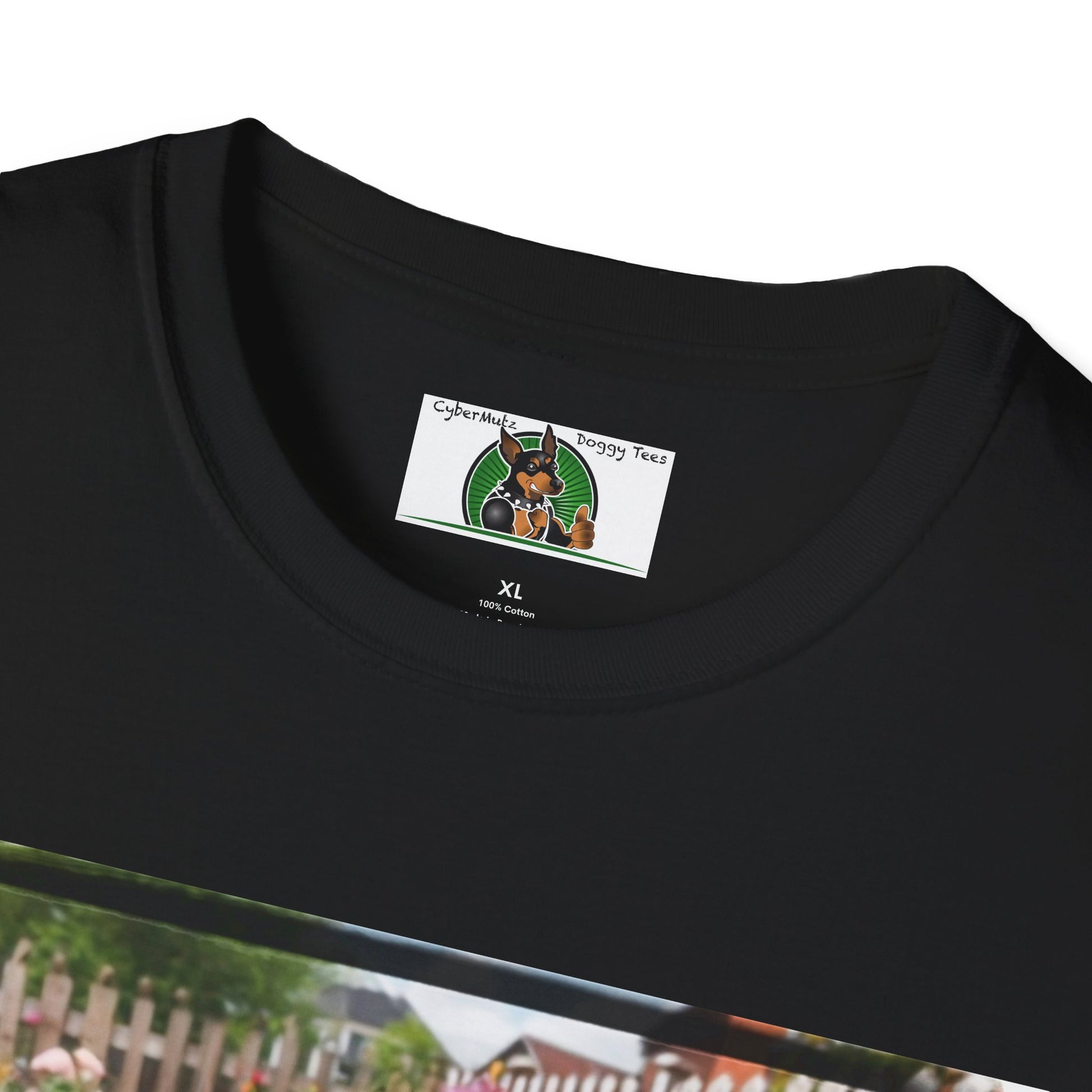 German Shepherd Dog Gardener Unisex Softstyle T-Shirt T-Shirt Printify