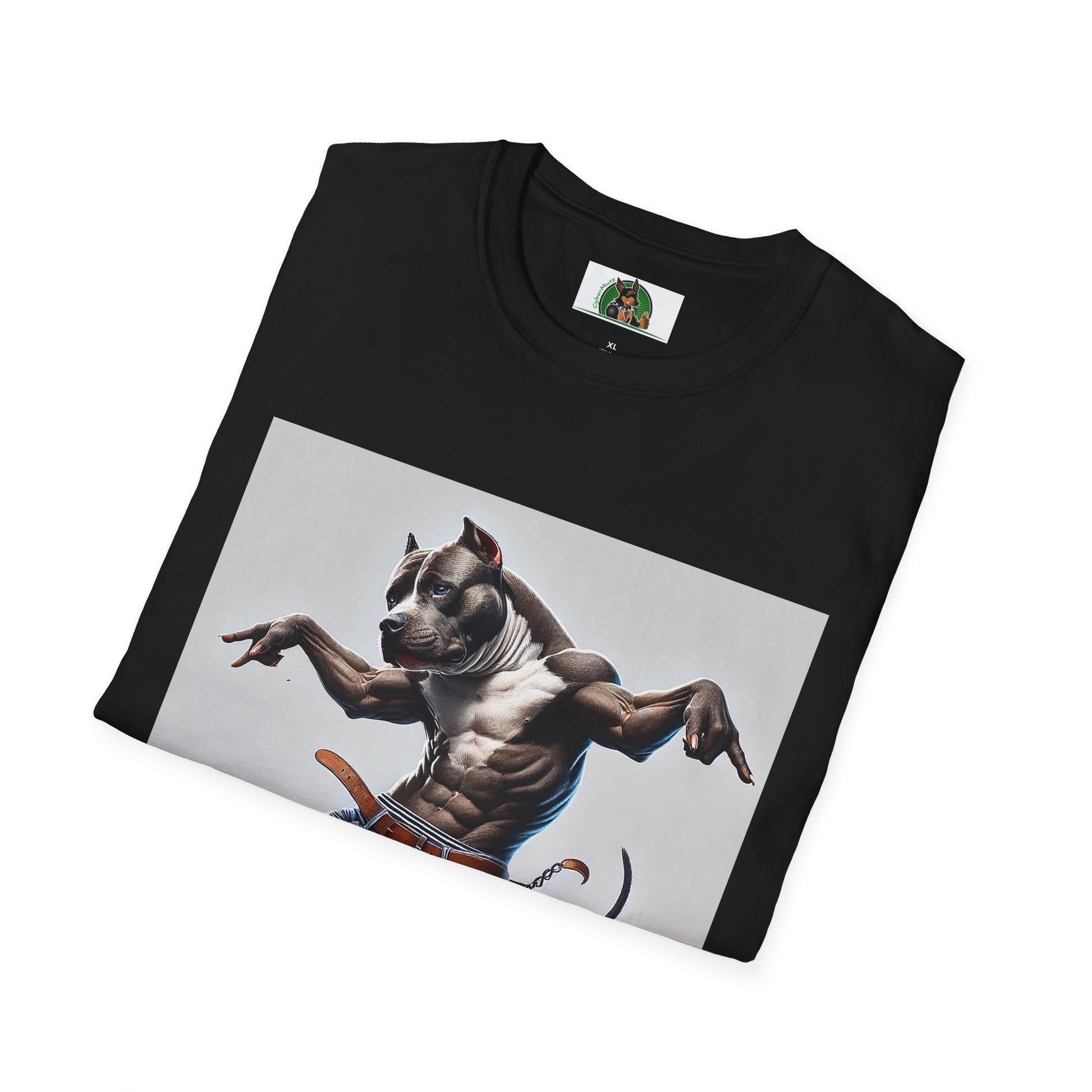 Dancing Pit Bull T-Shirt T-Shirt Printify