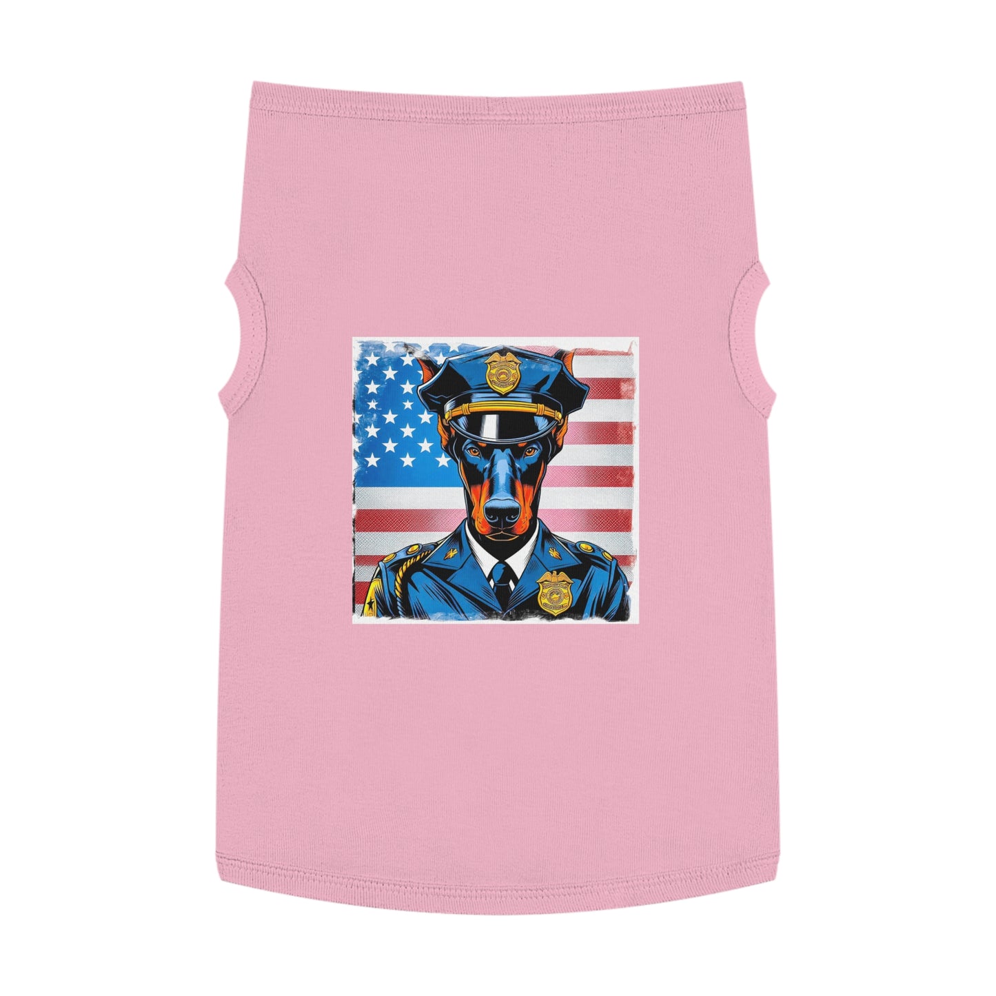 Pet Tank Top Doberman Pets Printify XL Pink 