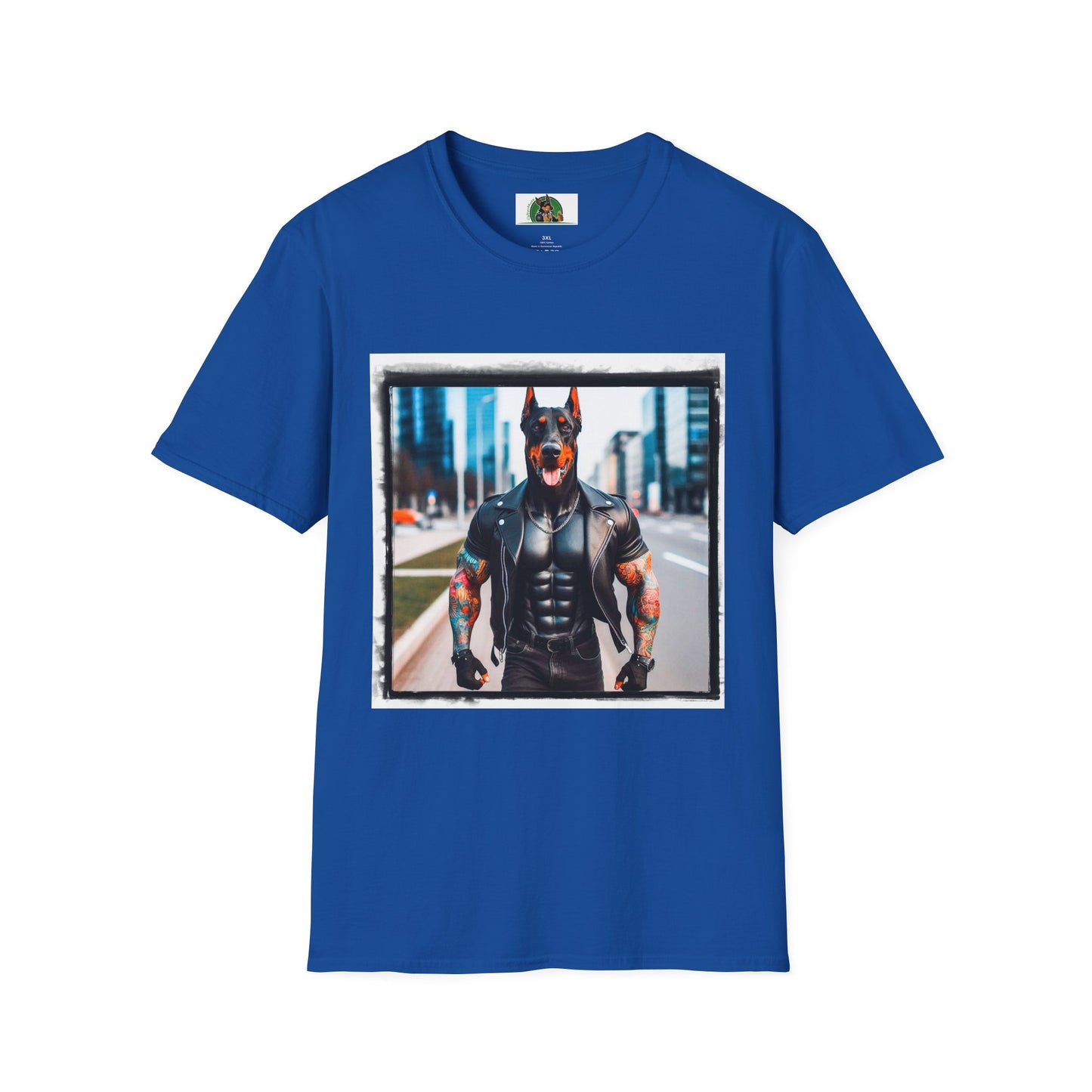 Doberman T-Shirt Printify XS Royal