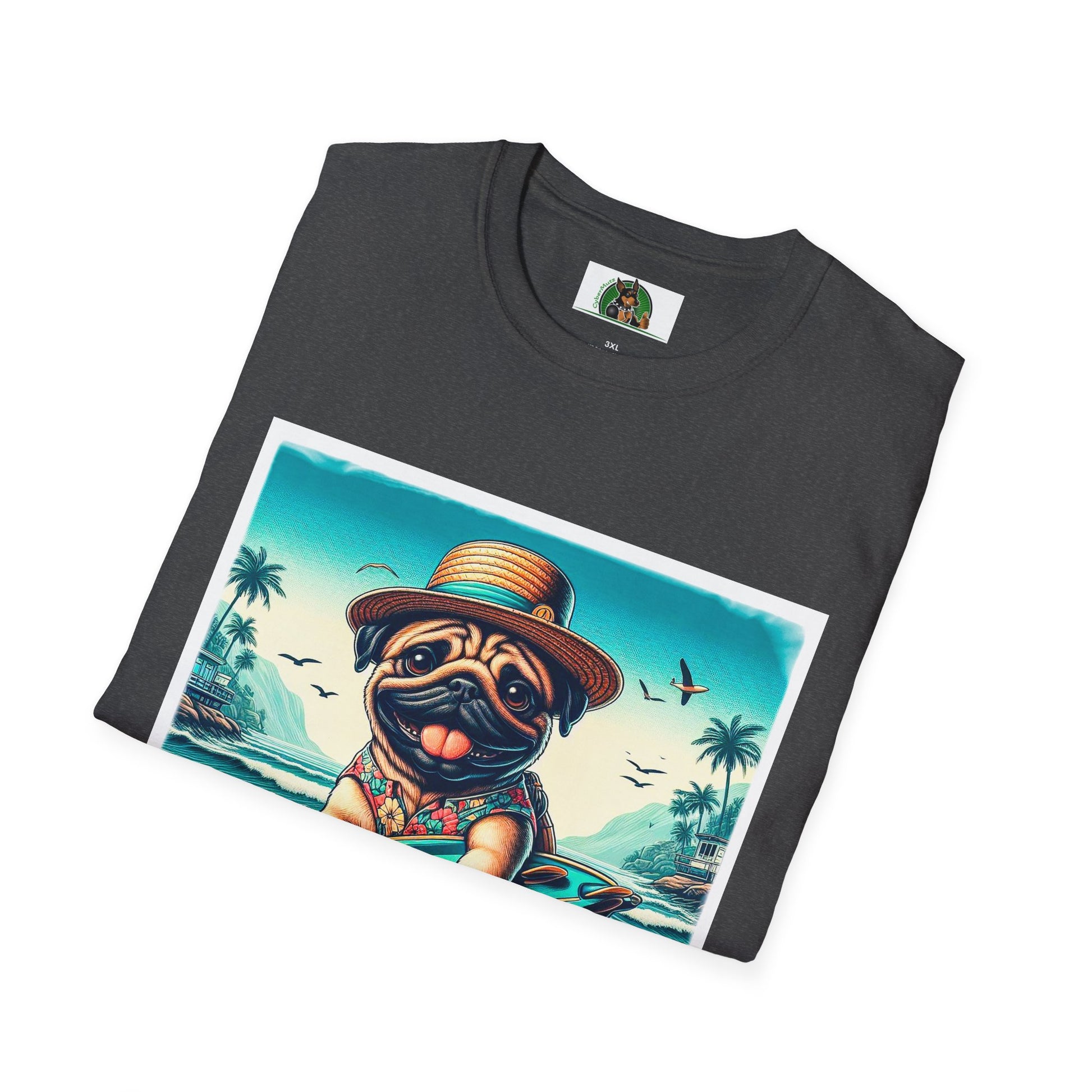 Pugs T-Shirt Printify   