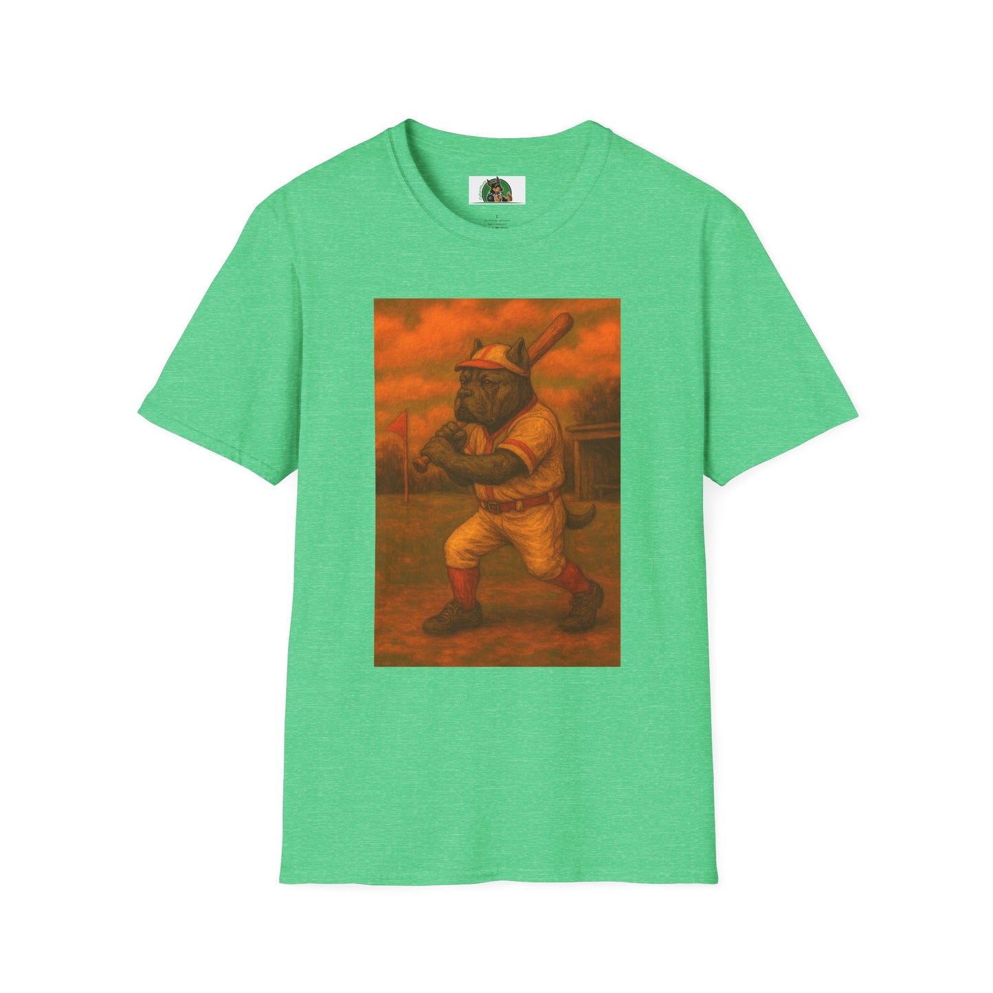 Cane Corso Sports T-Shirt Baseball T-Shirt Printify Heather Irish Green S