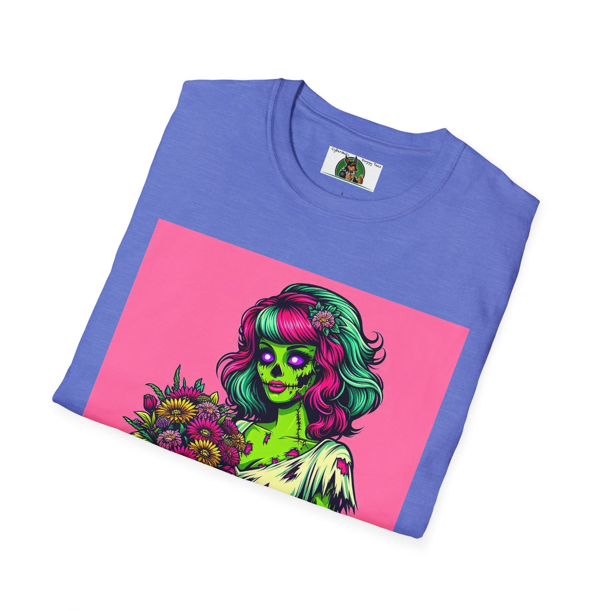 Wacky Zombie Pin Up Girl T-Shirt Printify   