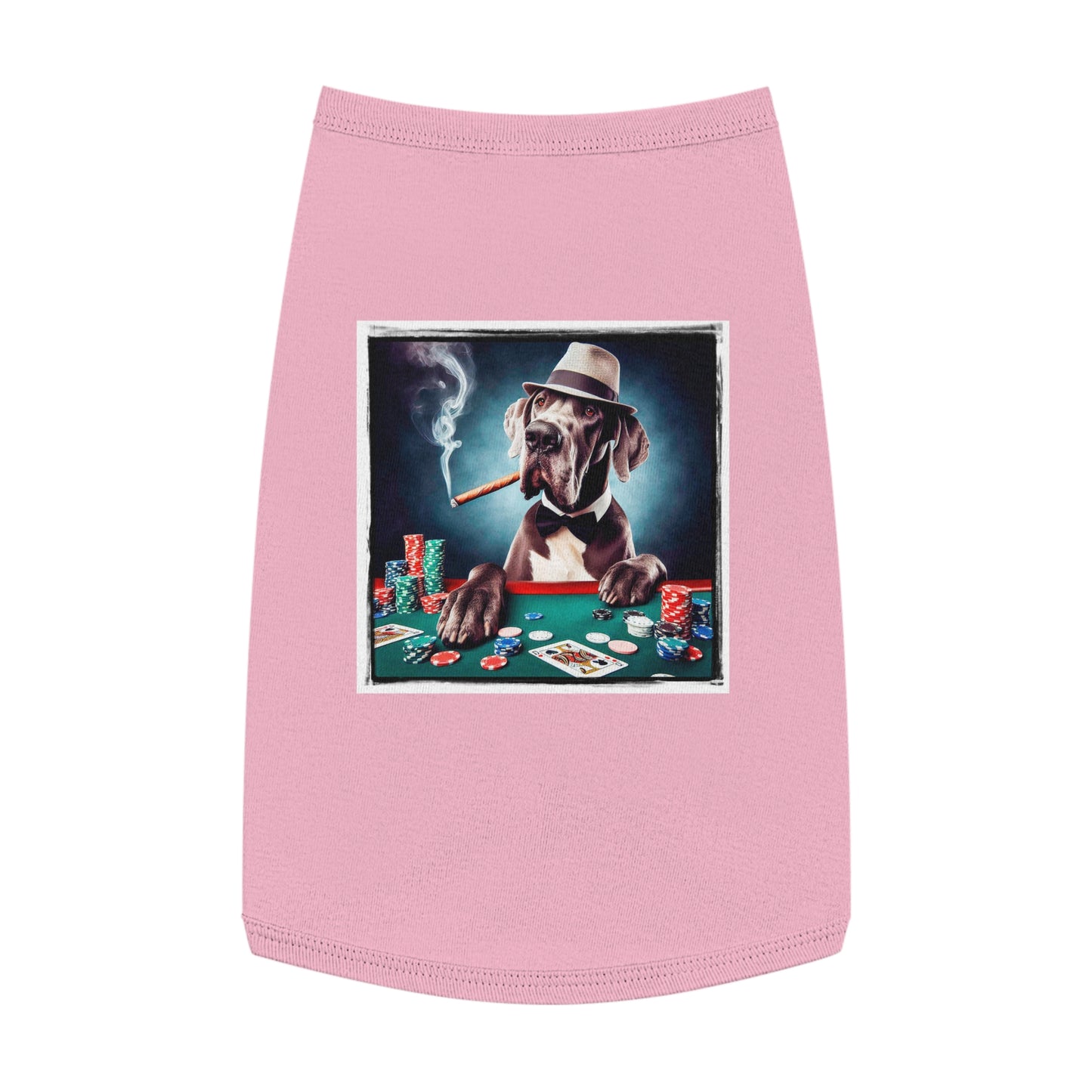 Pet Tank Top Great Dane Pets Printify L Pink