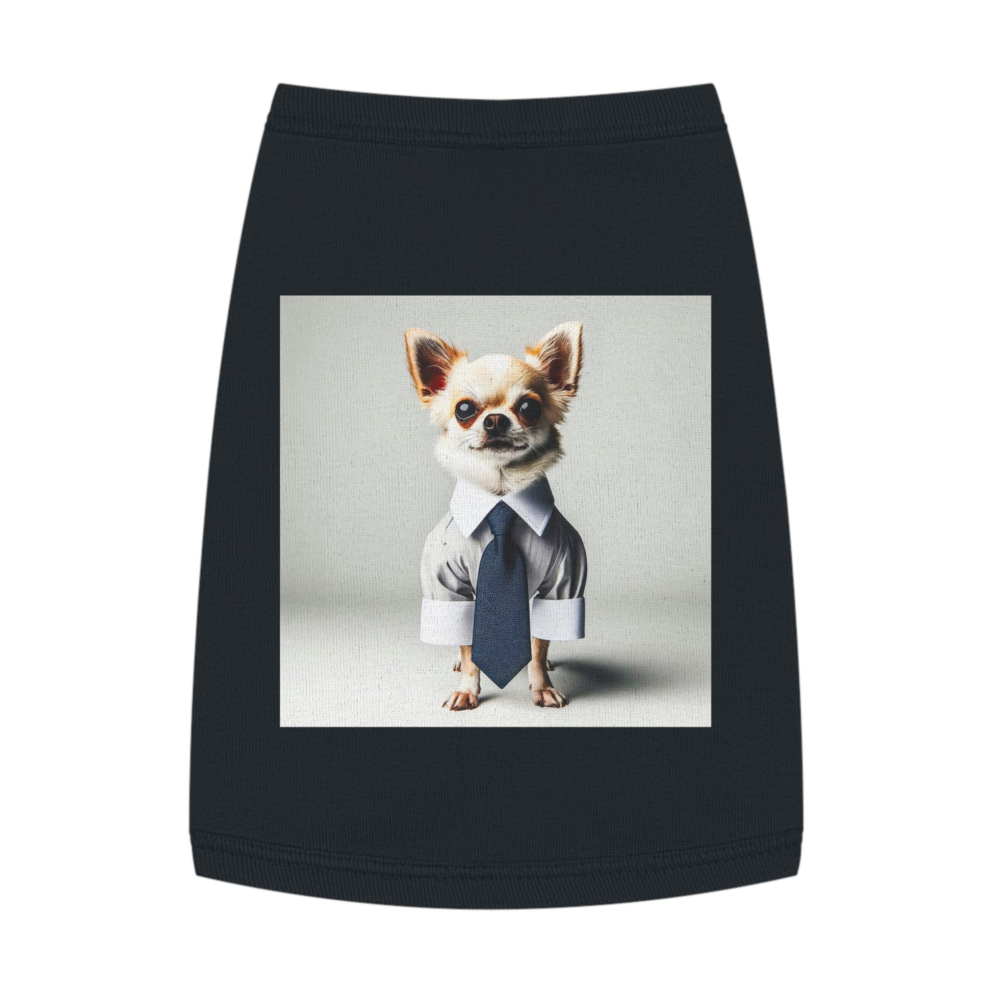 Pet Tank Top Chihuahua Pets Printify M Black