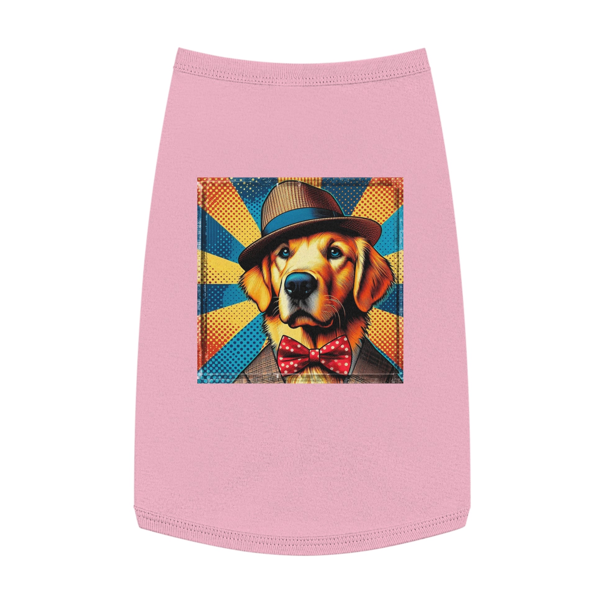 Golden Retriever pet tank top Pets Printify   