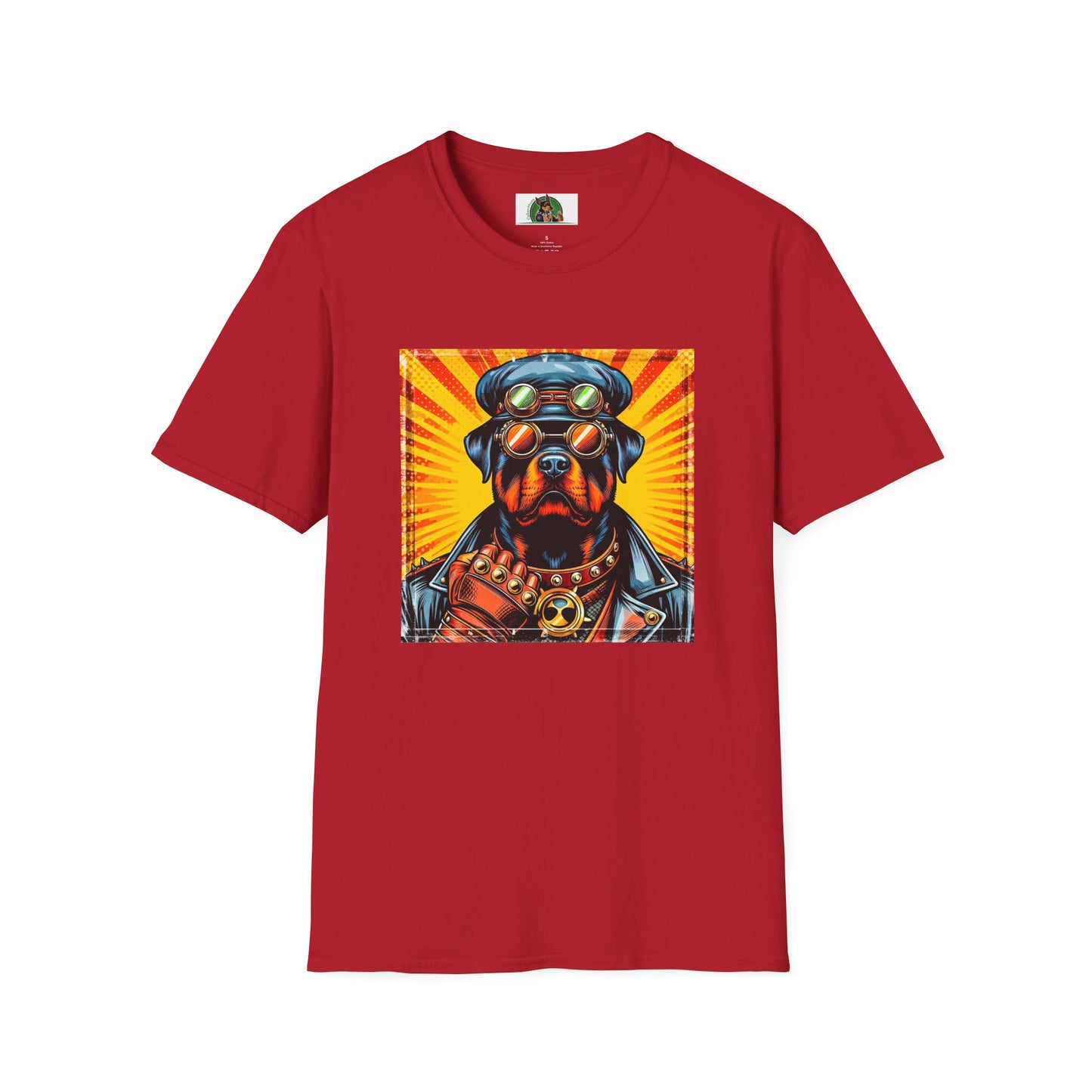 Rottweiler T-Shirt Printify S Cherry Red 