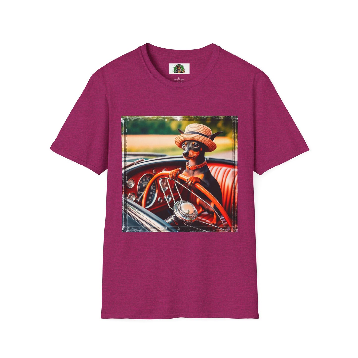 Wacky Min Pin T-Shirt T-Shirt Printify S Antique Heliconia 