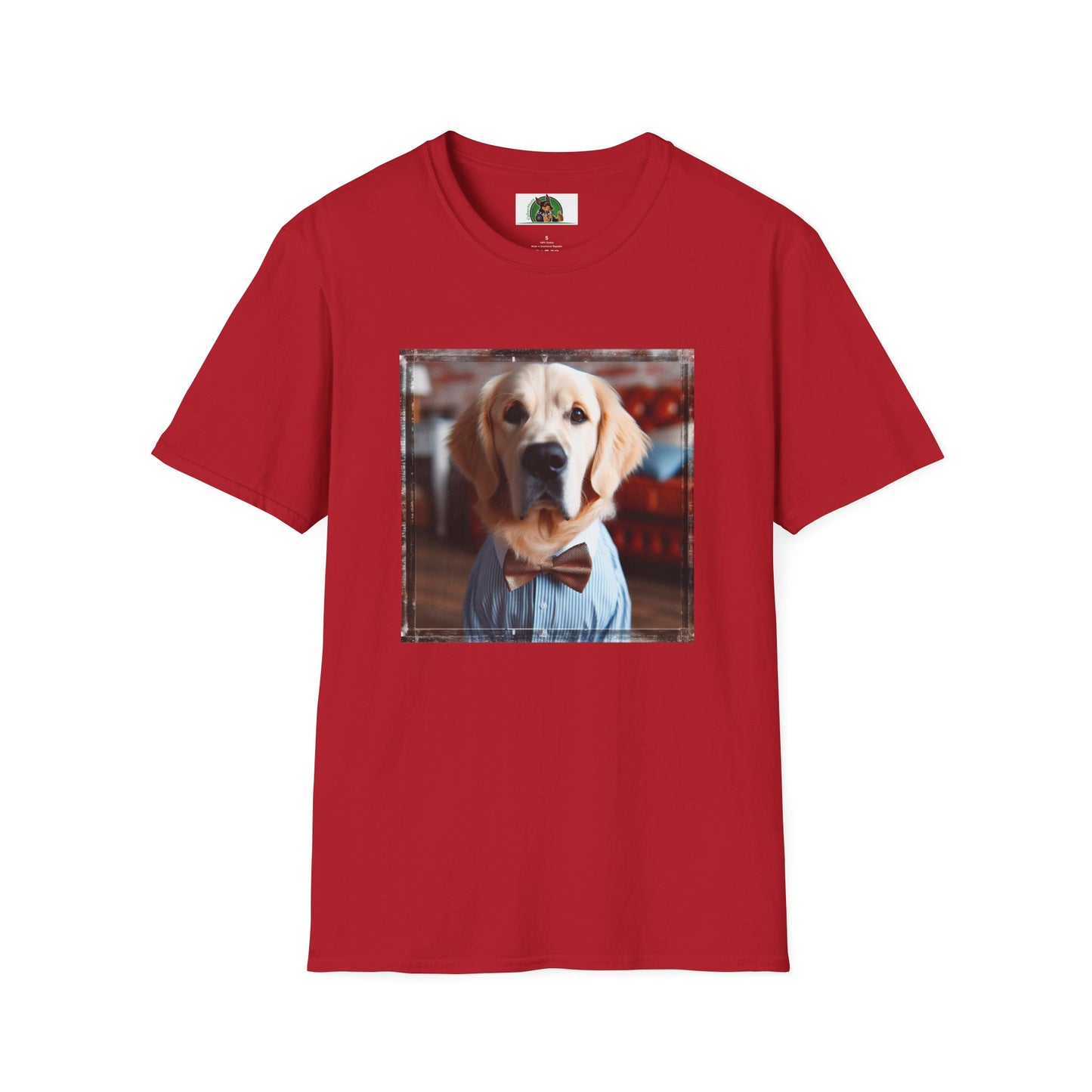 Golden Retriever working dog shirt T-Shirt Printify S Cherry Red
