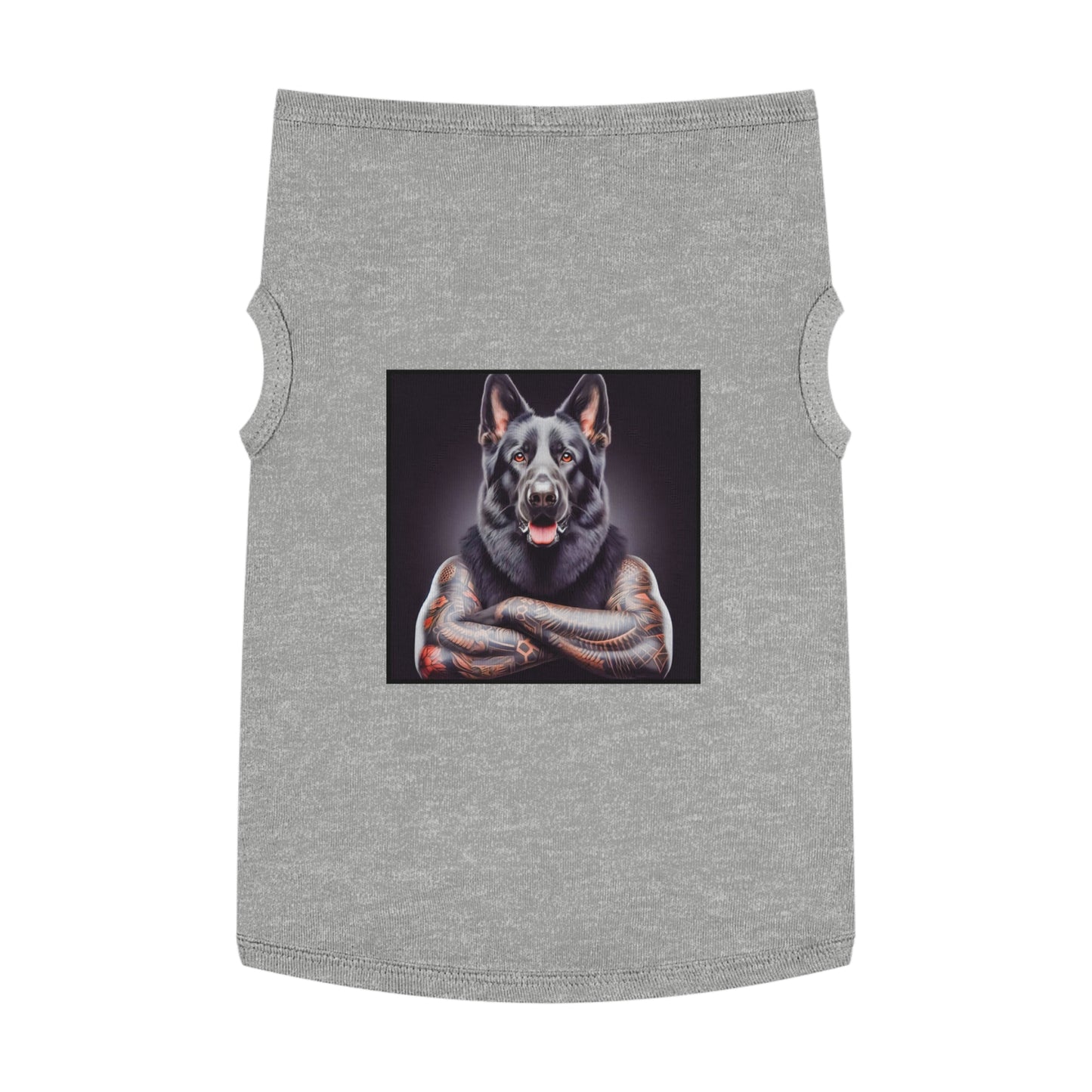 Pet Tank Top German Shepherd Pets Printify XL Heather 