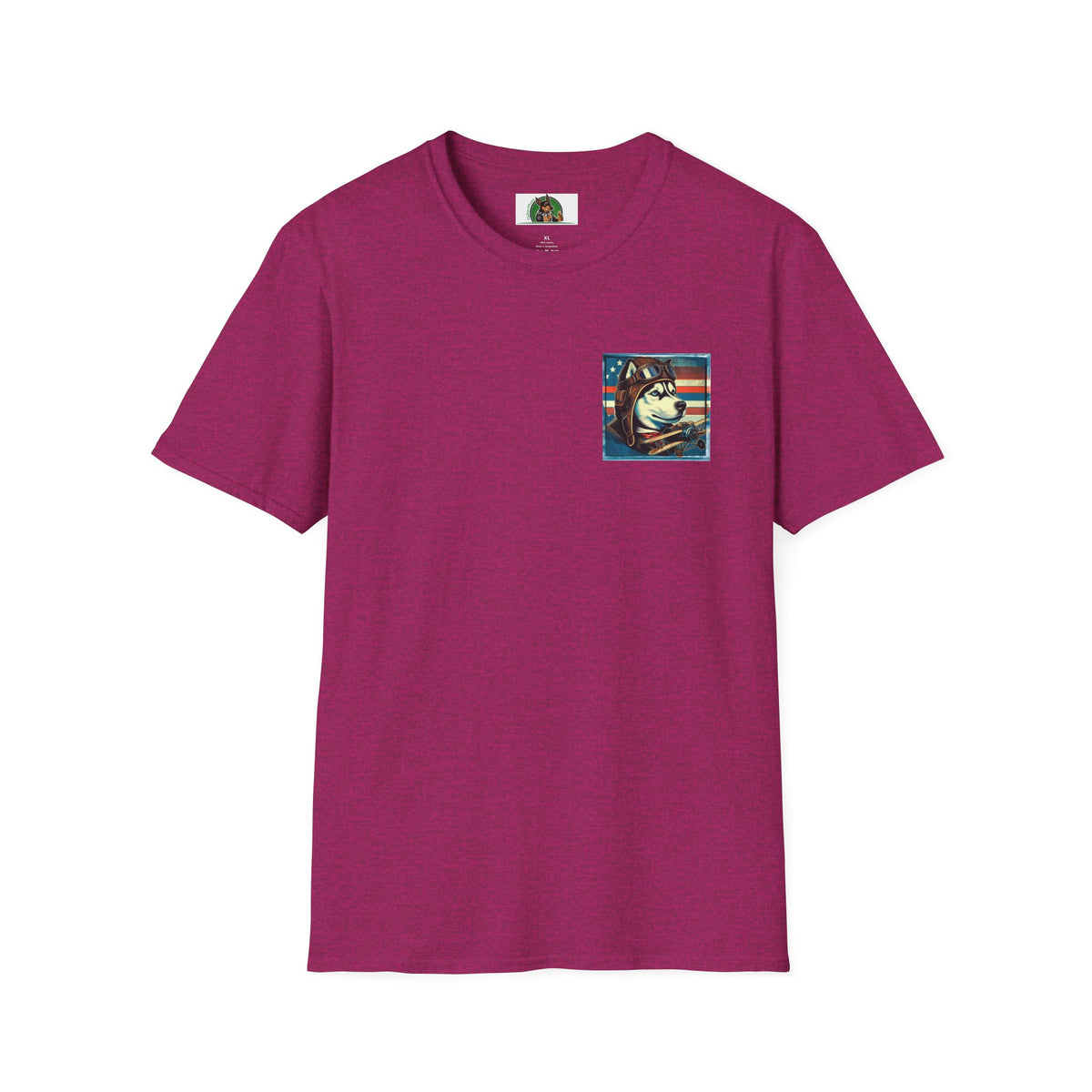Husky hero shirt Back Design