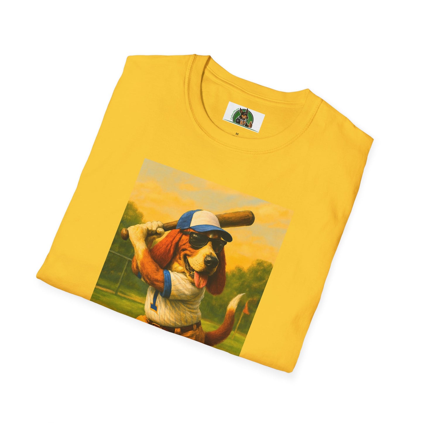 Sports Baseball Bassett Hound T-Shirt