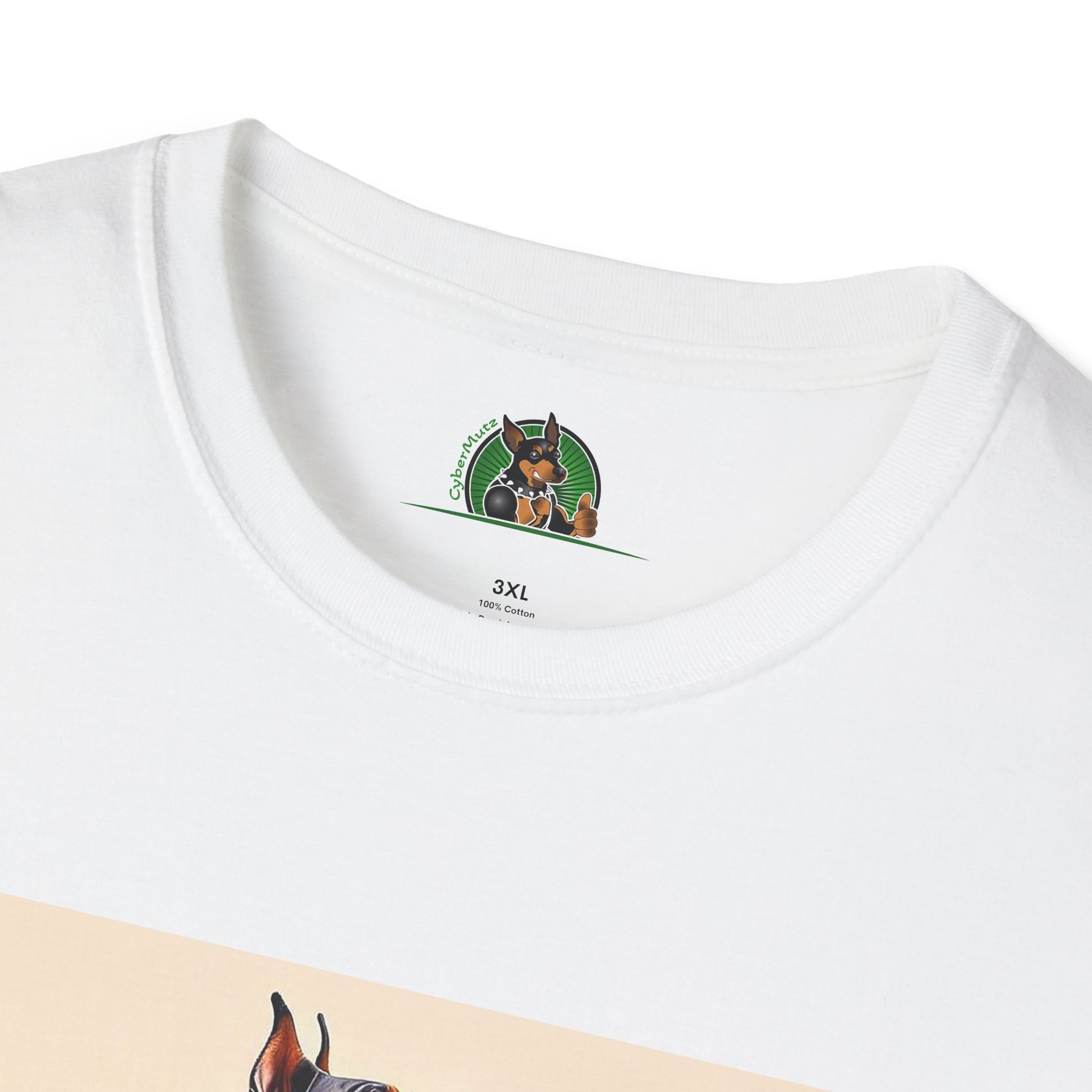 Dancing Doberman Unisex T-Shirt T-Shirt Printify