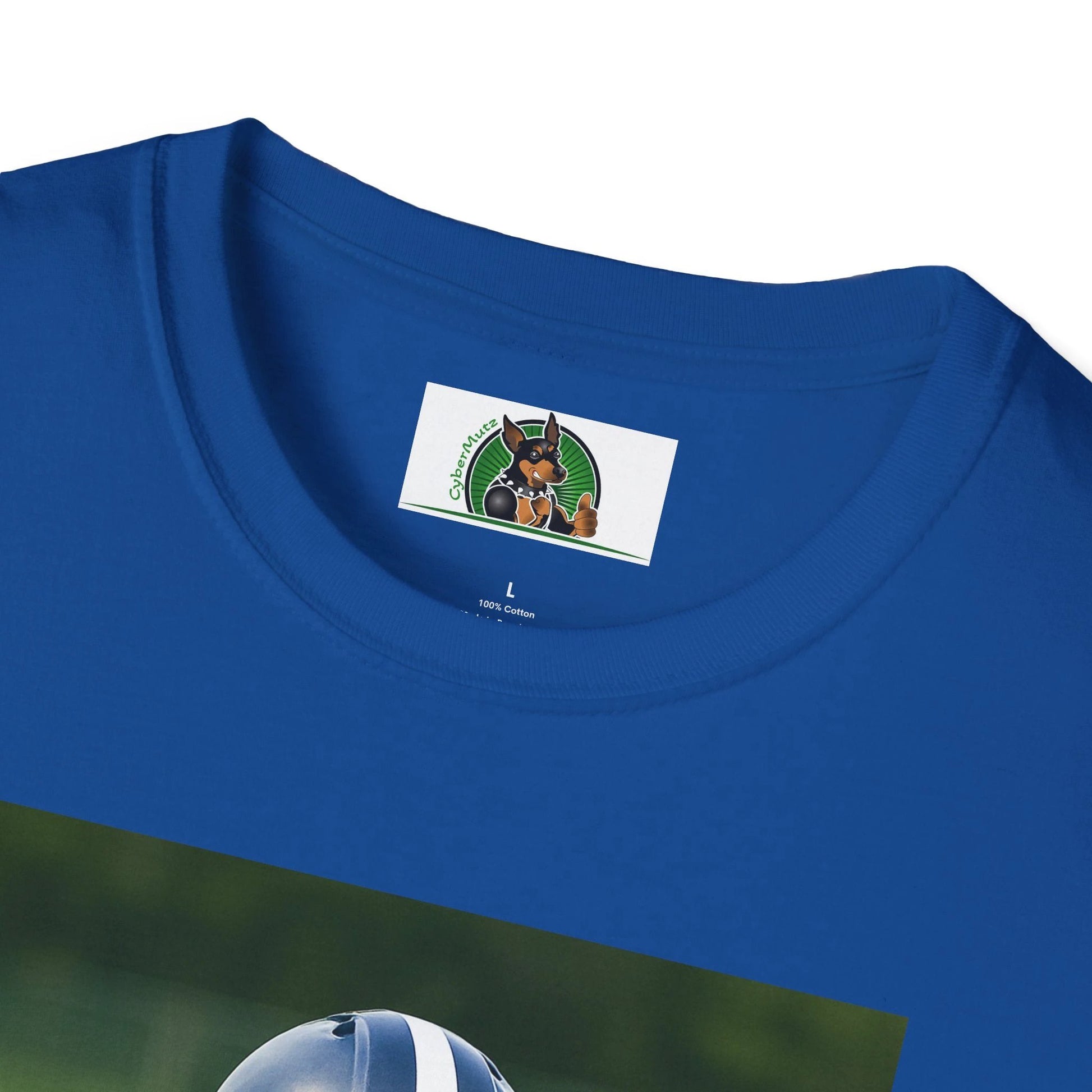 Jack Russell Football T-Shirt — Sports Dog Tee T-Shirt Printify