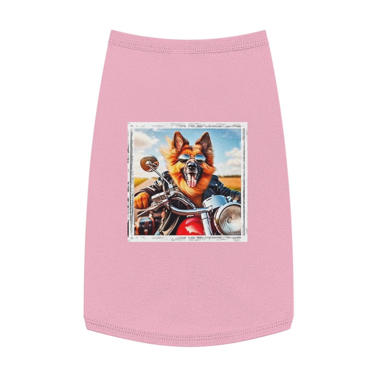 Pet Tank Top German Shepherd Pets Printify L Pink 