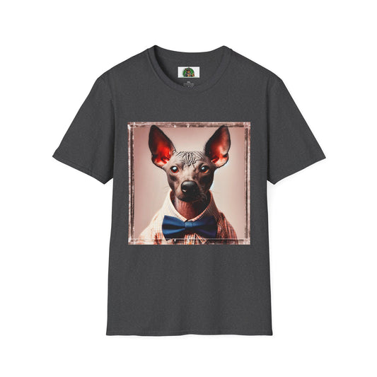 Mexican Hairless Dog T-Shirt Printify XS Dark Heather 