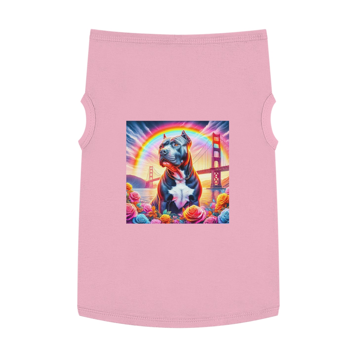 Pet Tank Top Pit Bull Pets Printify XL Pink