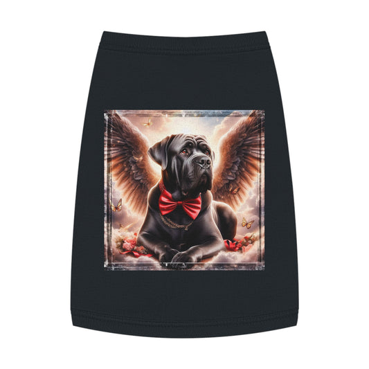 Pet Tank Top Cane Corso Angel Pets Printify M Black 