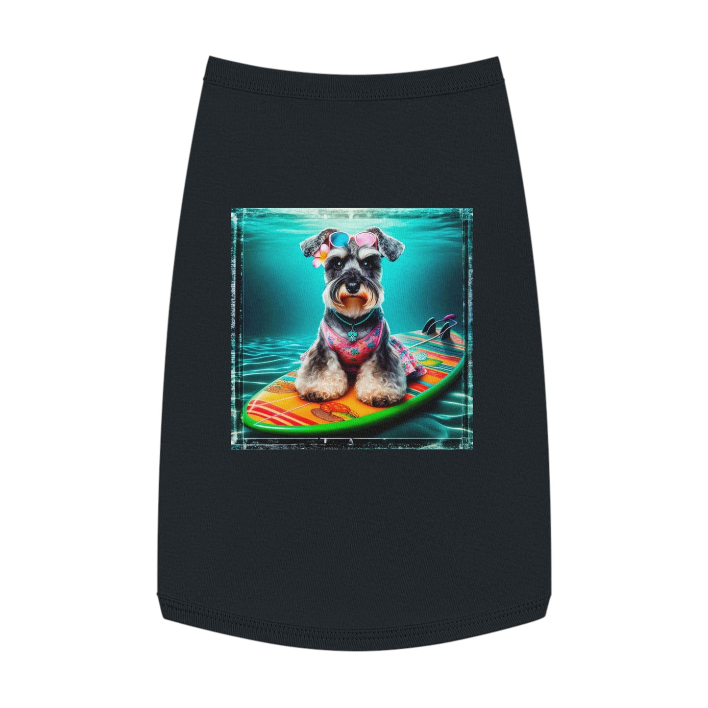 Pet Tank Top Miniature Schnauzer Pets Printify L Black 