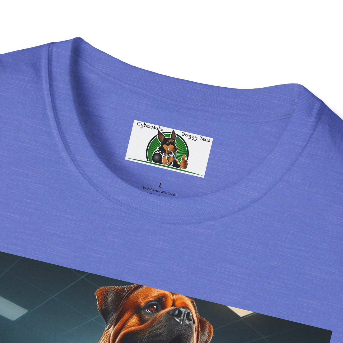 Wacky Muscle Dog T-Shirt Printify   