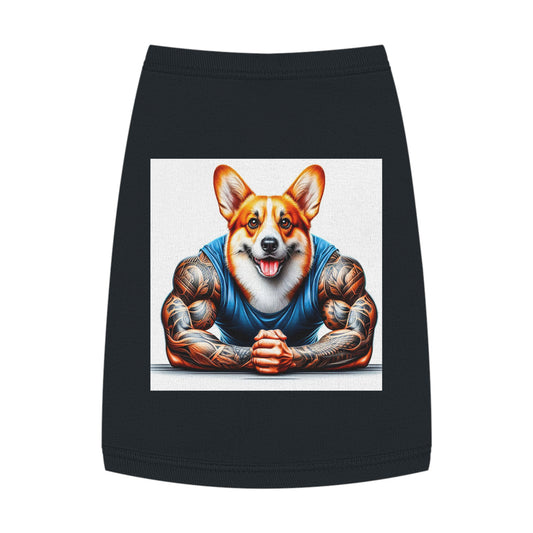 Pet Tank Top Pembroke Welsh Corgi Pets Printify   