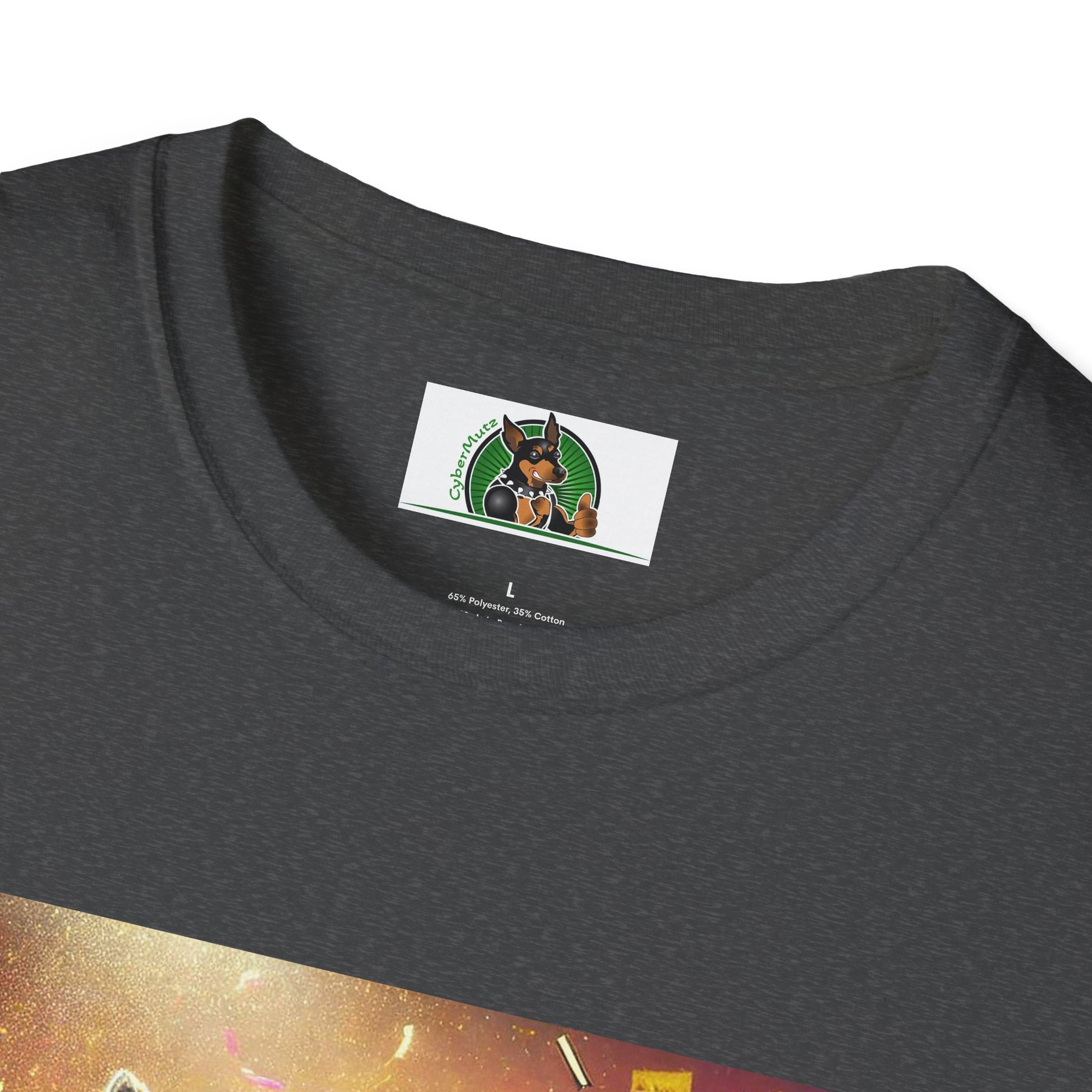 Dancing German Shepherd T-Shirt T-Shirt Printify