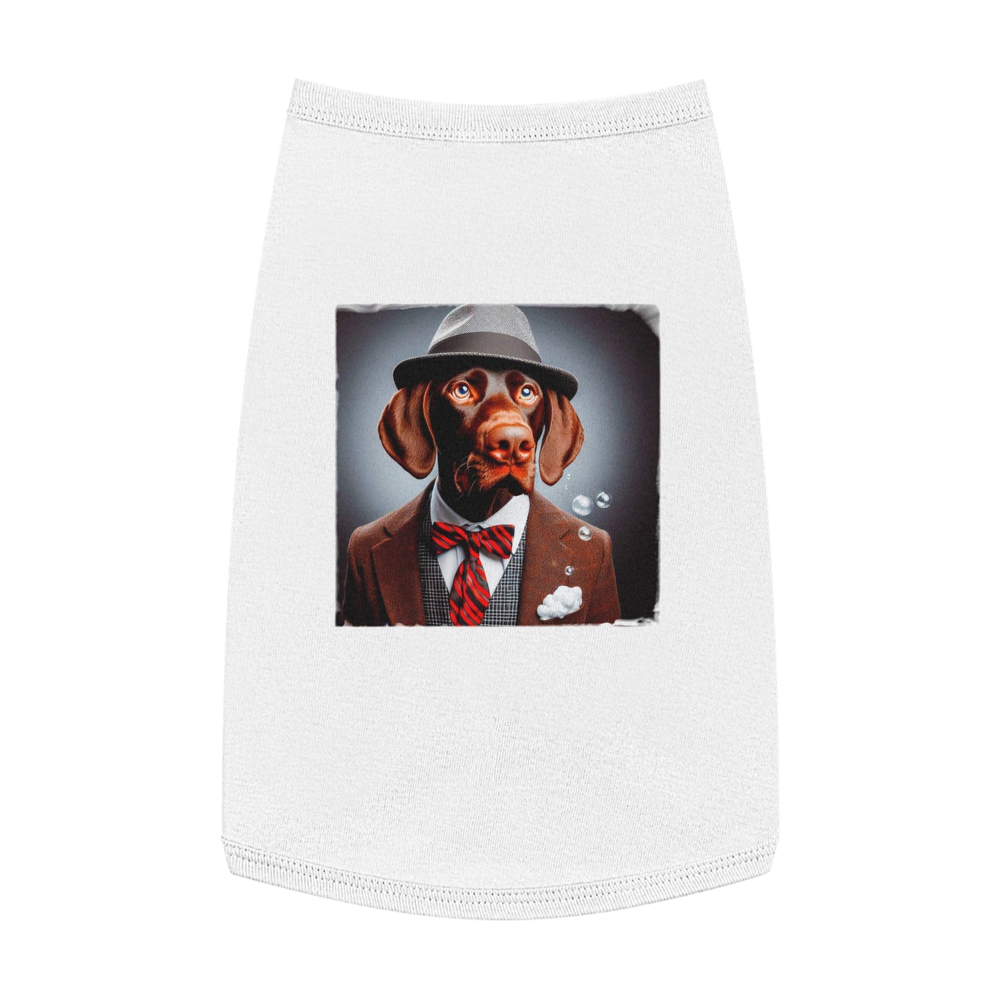 Pet Tank Top German Shorthaired Pointer Pets Printify L White 