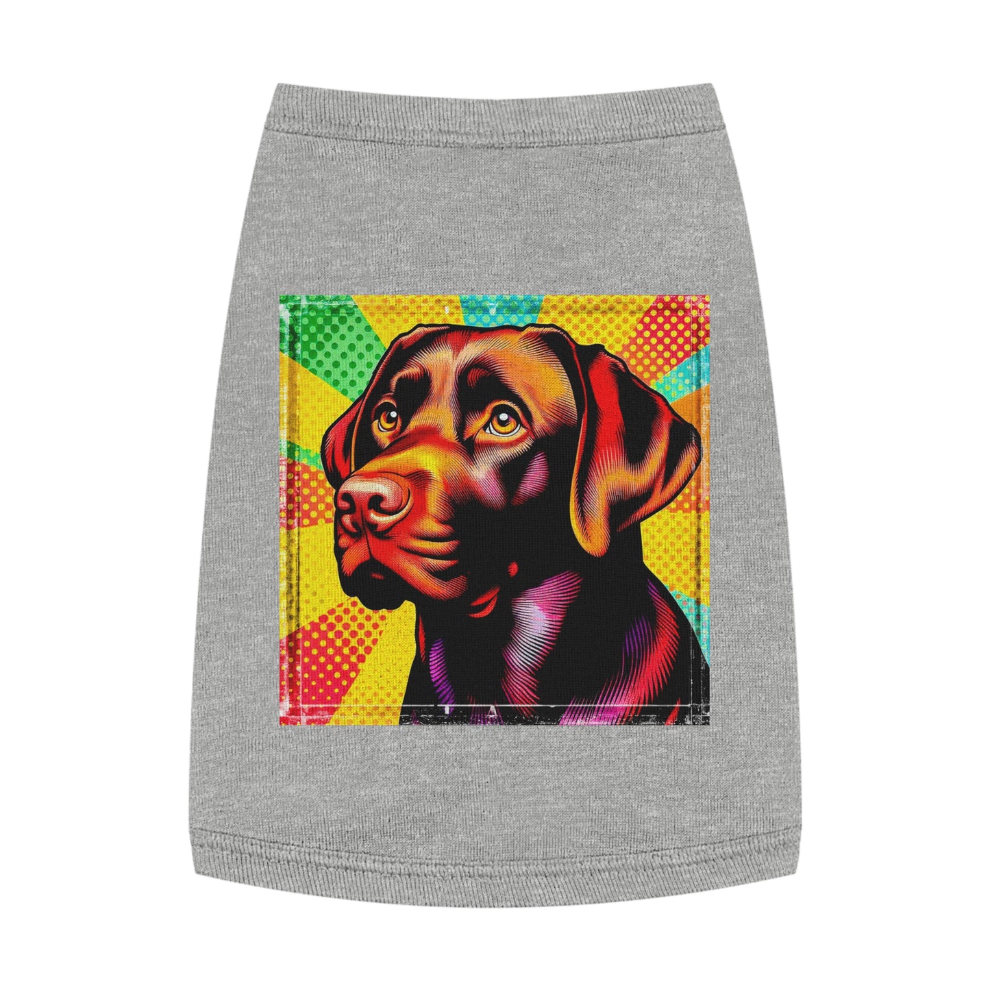 Pet Tank Top Labrador Retriever Pets Printify M Heather 