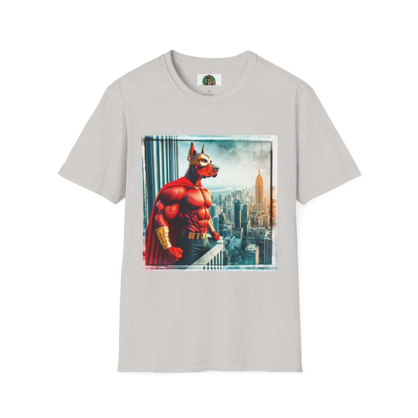 Doberman T-Shirt Printify S Ice Grey 