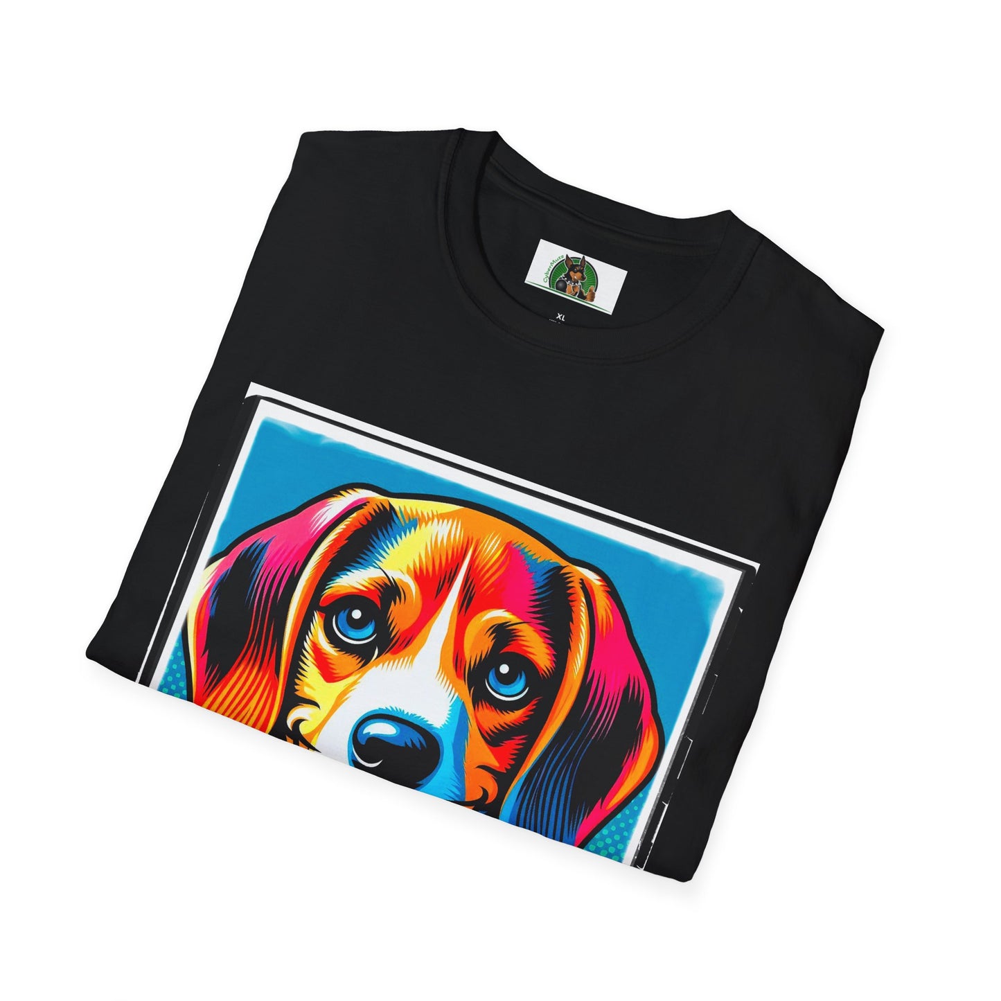 Beagle Pop Art Pic T-Shirt Printify   