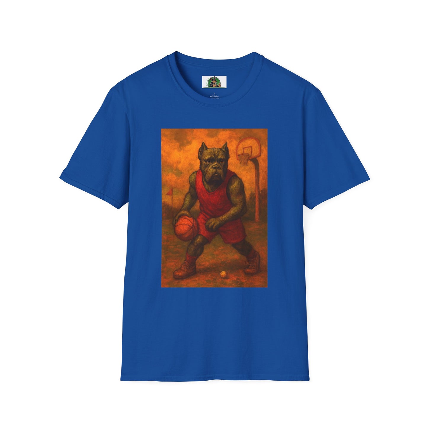 Cane Corso Sports Basketball T-Shirt T-Shirt Printify Royal XS