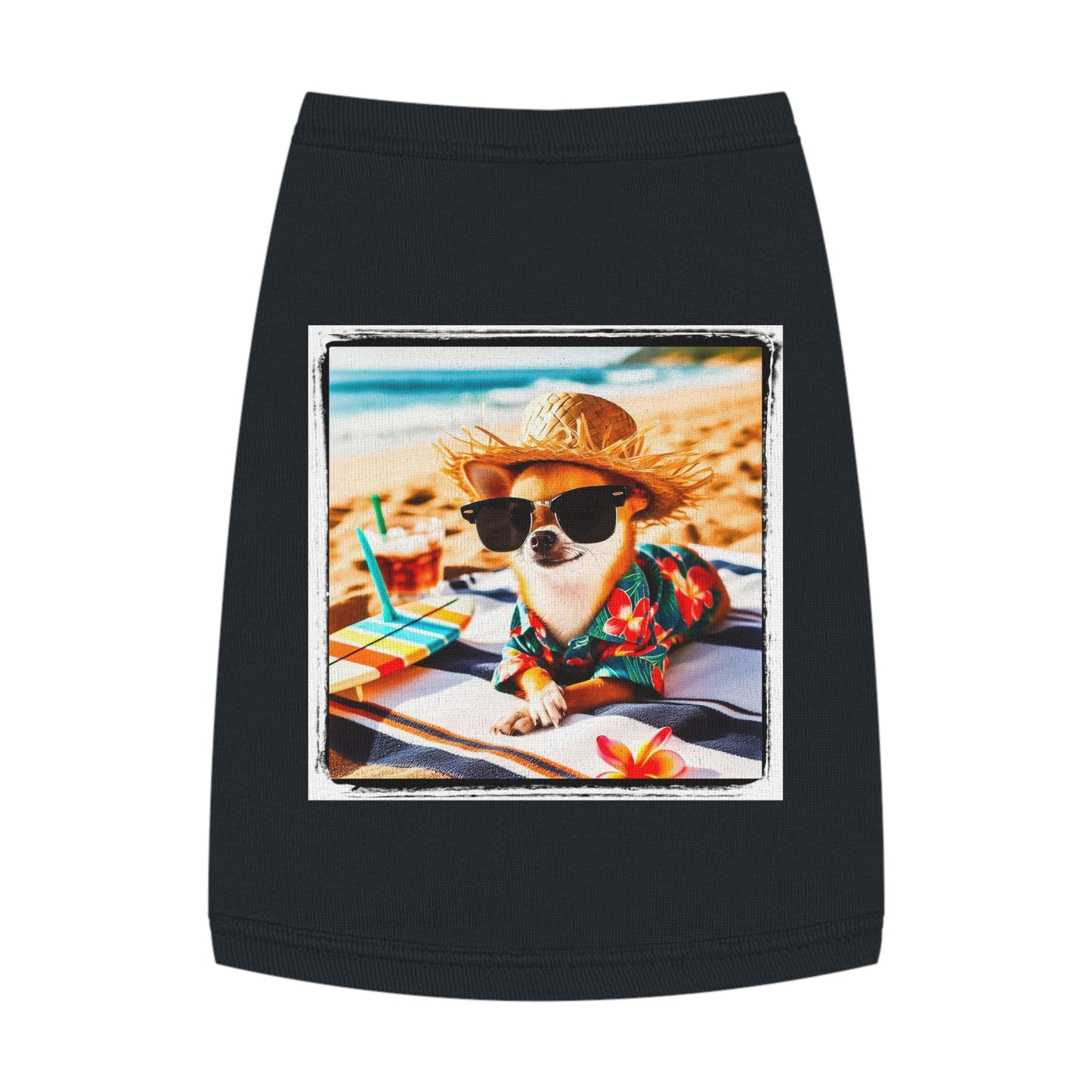 Pet Tank Top Chihuahua Pets Printify M Black