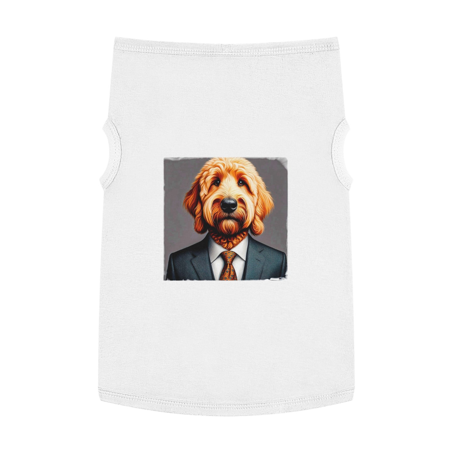 Pet Tank Golden Doodle Pets Printify XL White 