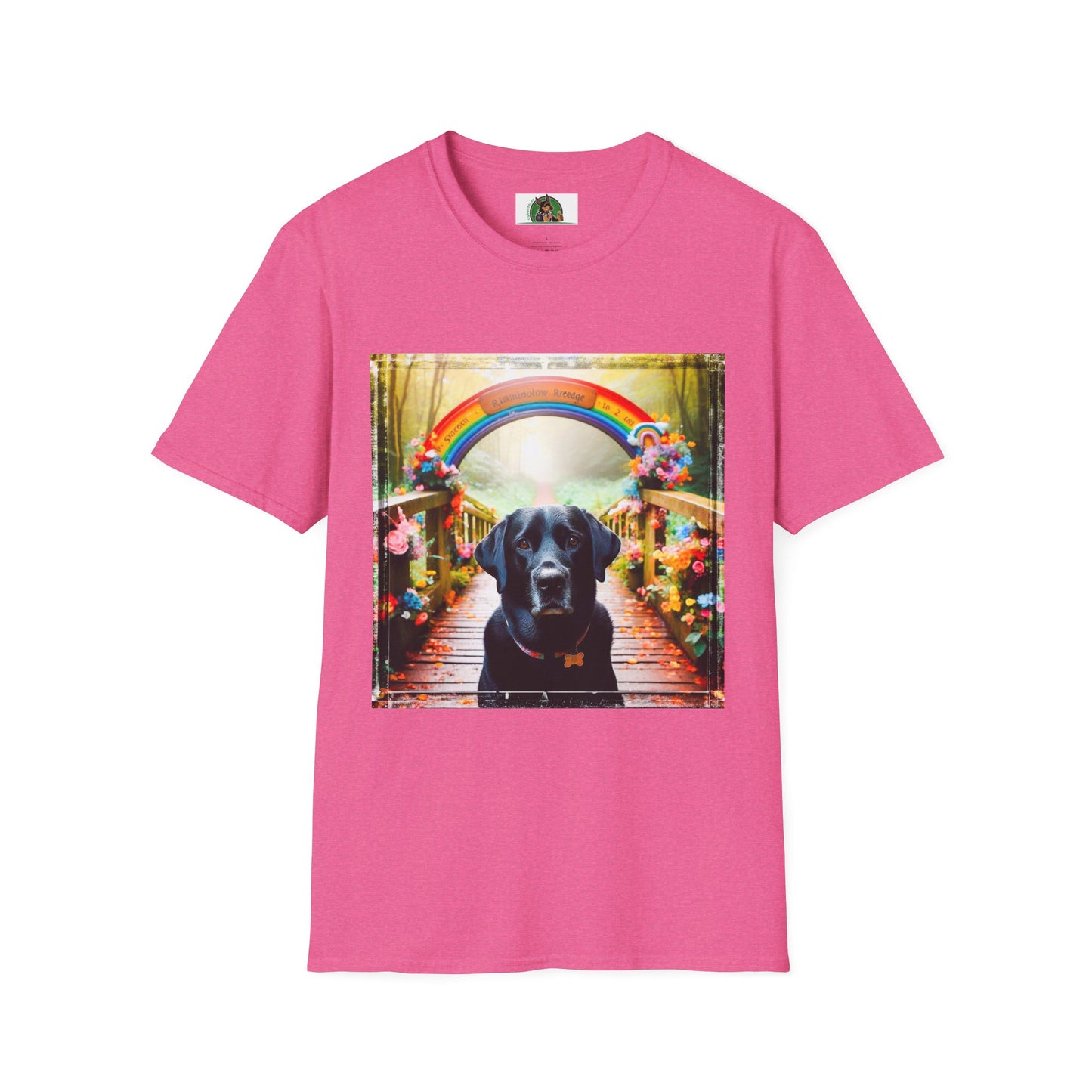 Labrador Retriever T-Shirt Printify S Heather Heliconia 