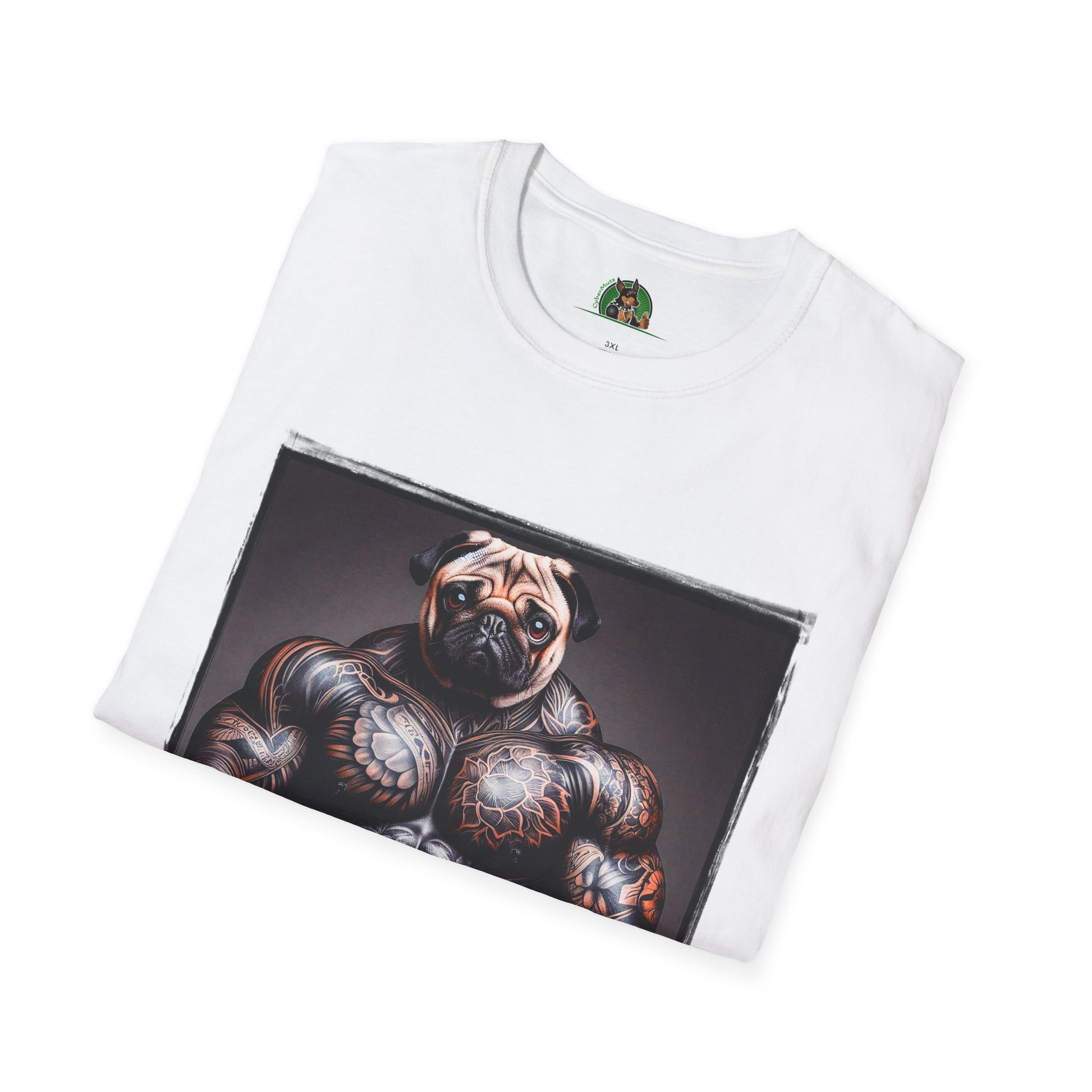 Pugs T-Shirt Printify   