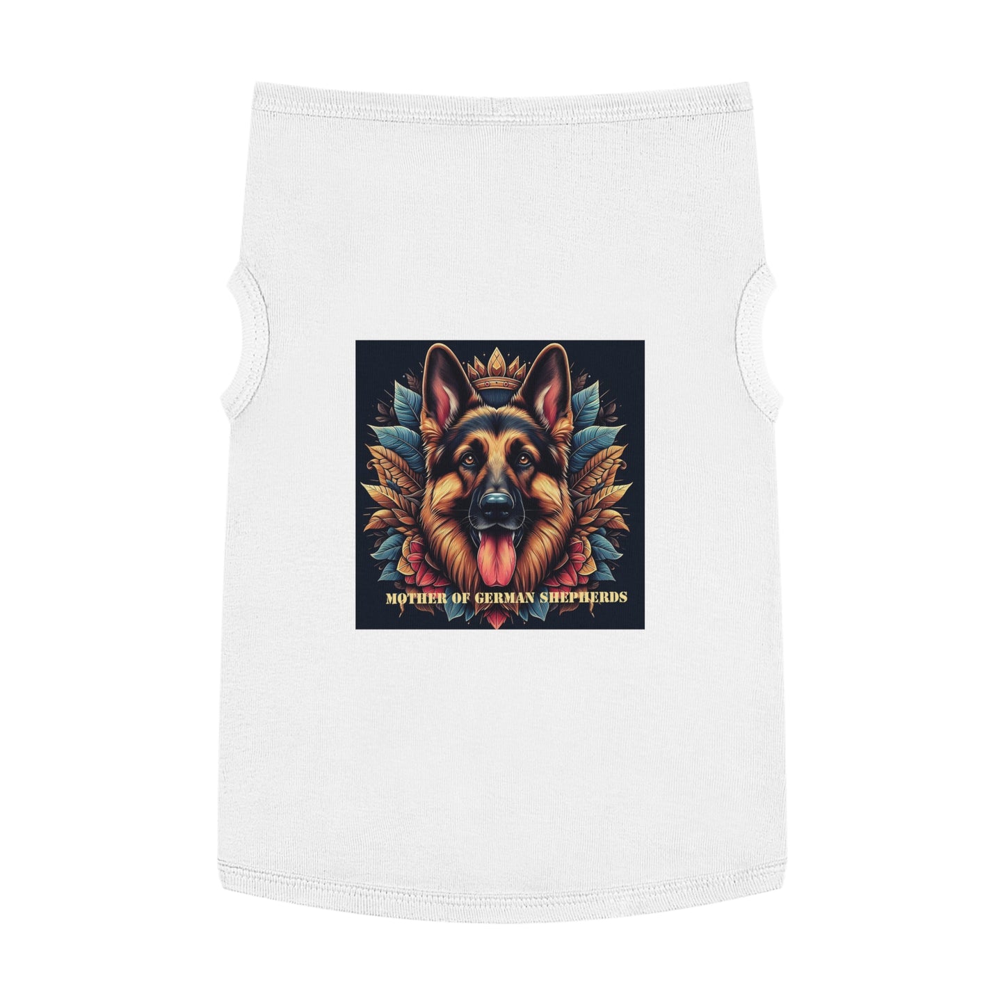 Pet Tank Top German Shepherd Pets Printify XL White 