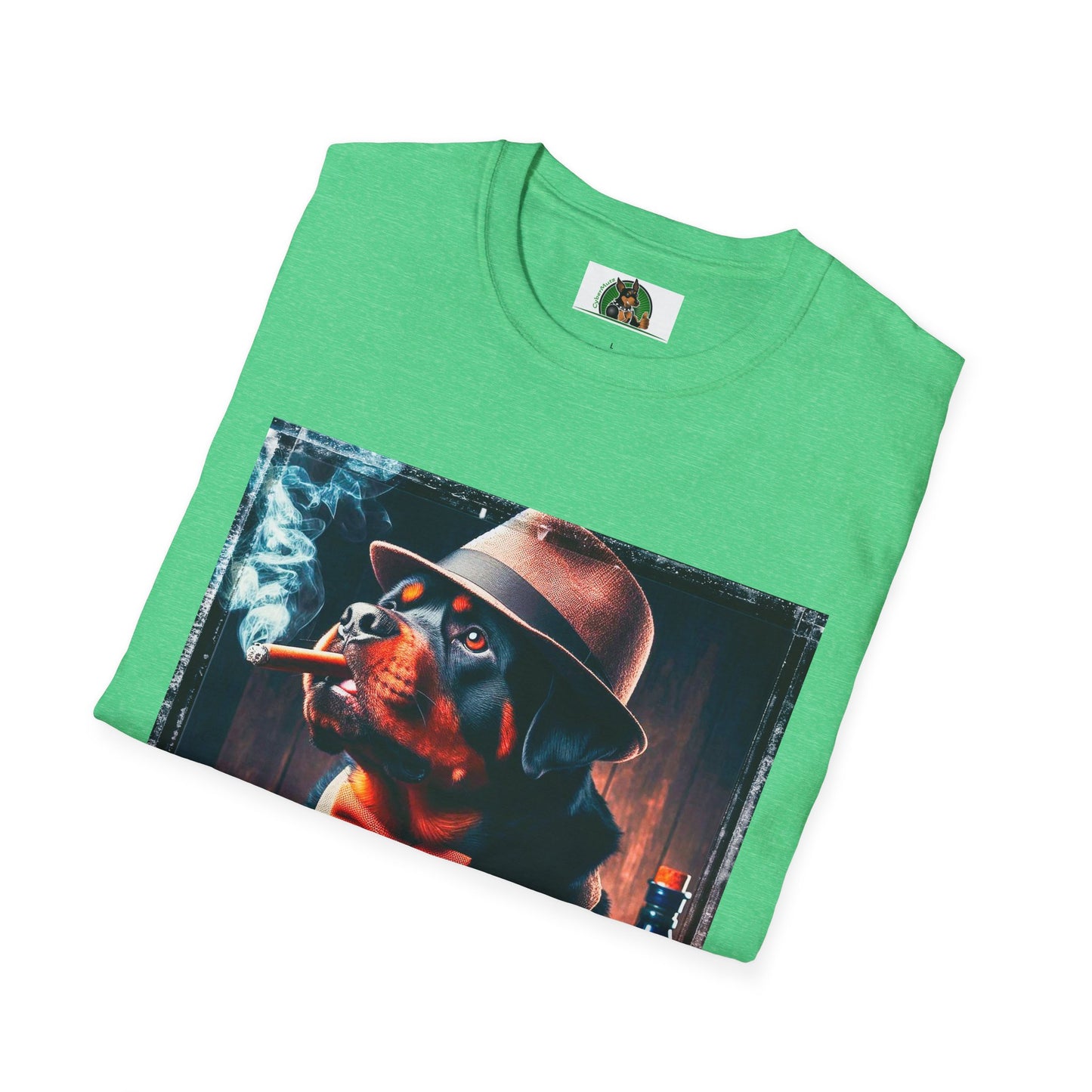 Rottweiler smoking a cigar shirt