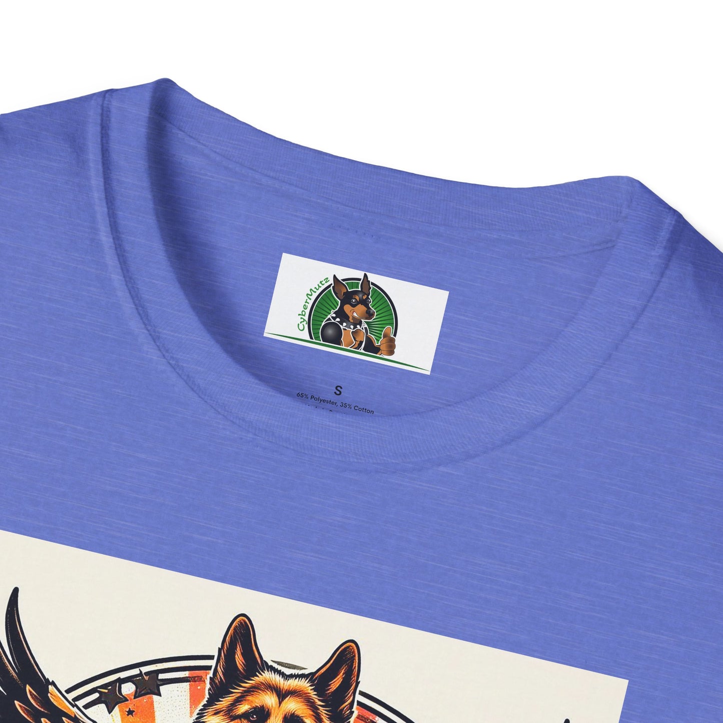 German Shepherd Angel bike riding