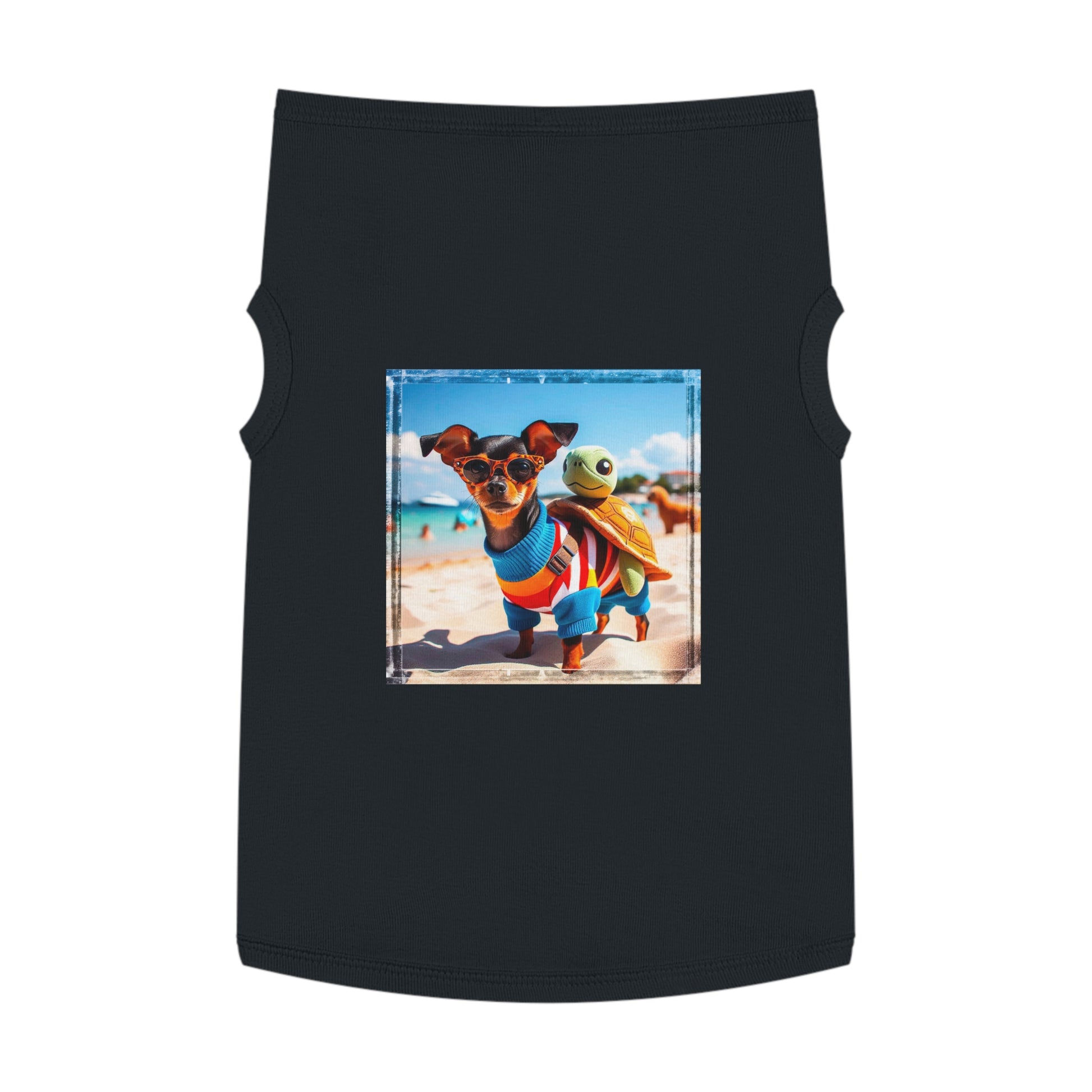 Dog Tank Top - Min Pin Tank Tops Pets Printify   