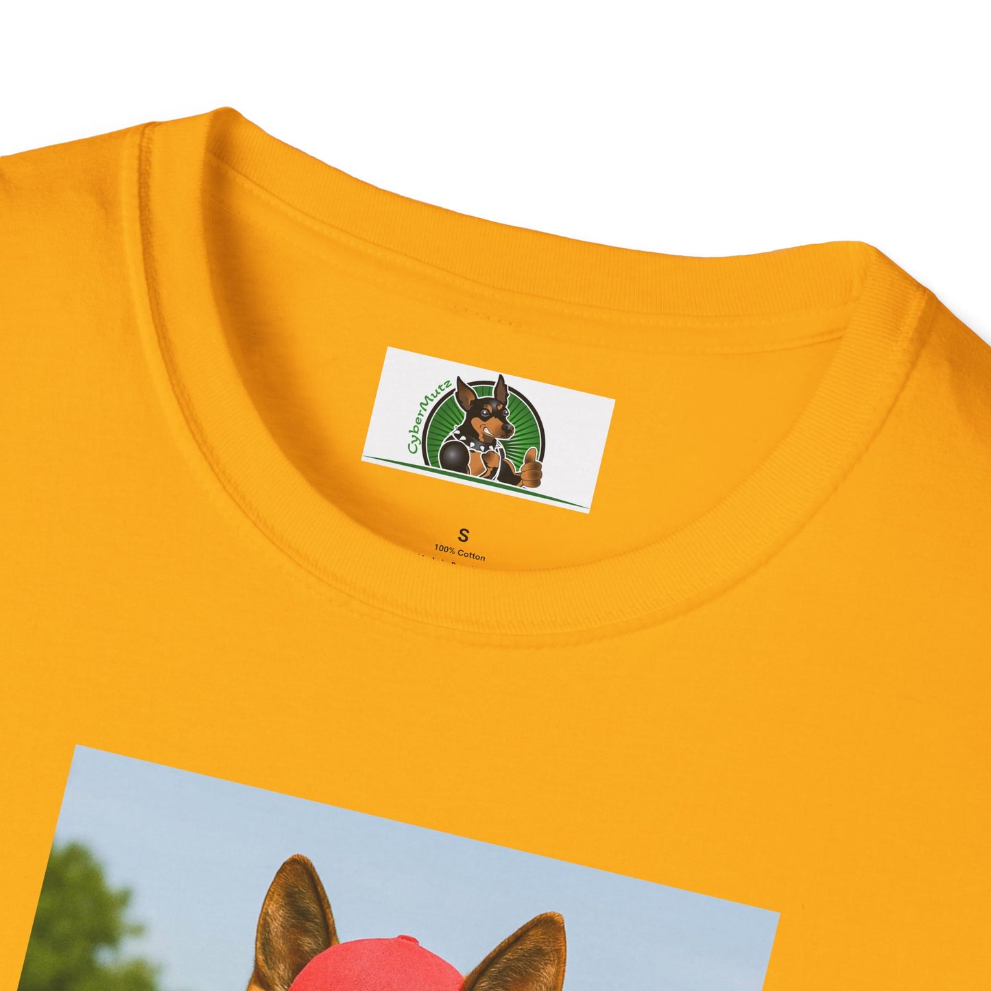 German Shepherd Playing Baseball T-Shirt — Sports Dog Tee