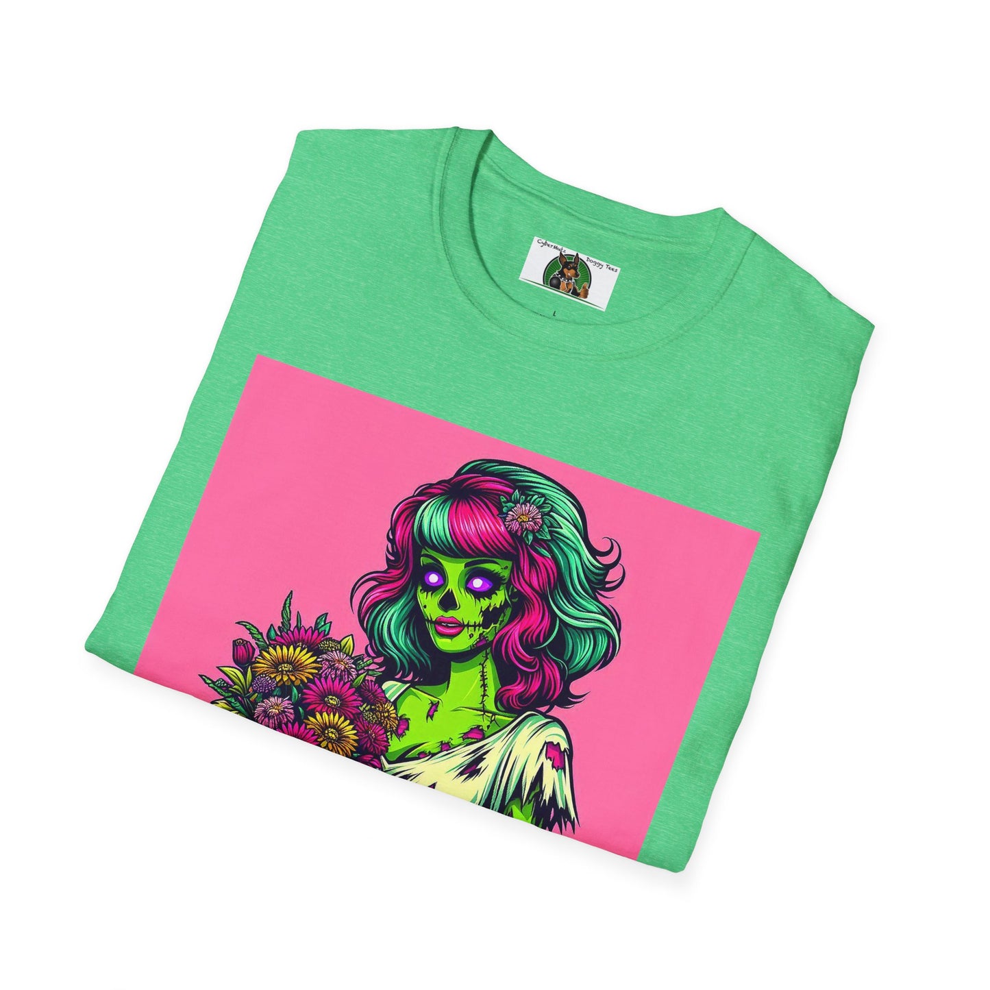 Wacky Zombie Pin Up Girl T-Shirt Printify   