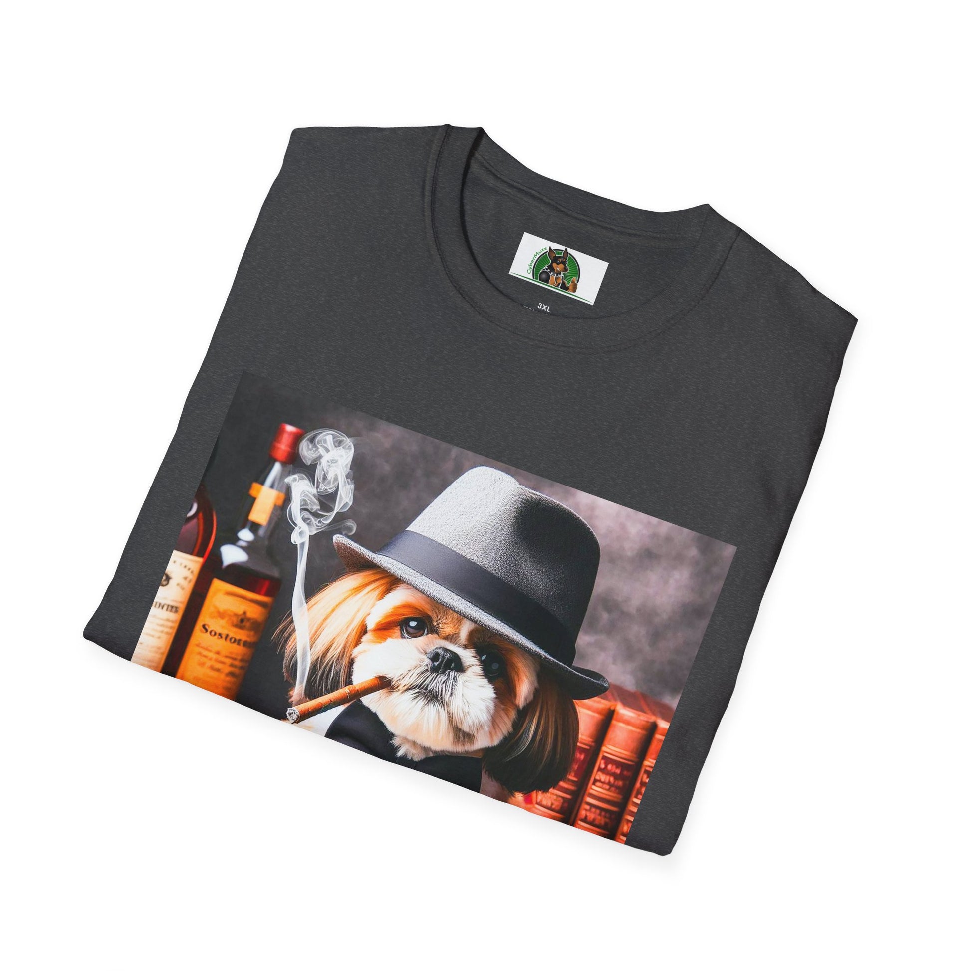 Shih Tzu cigars shirt T-Shirt Printify