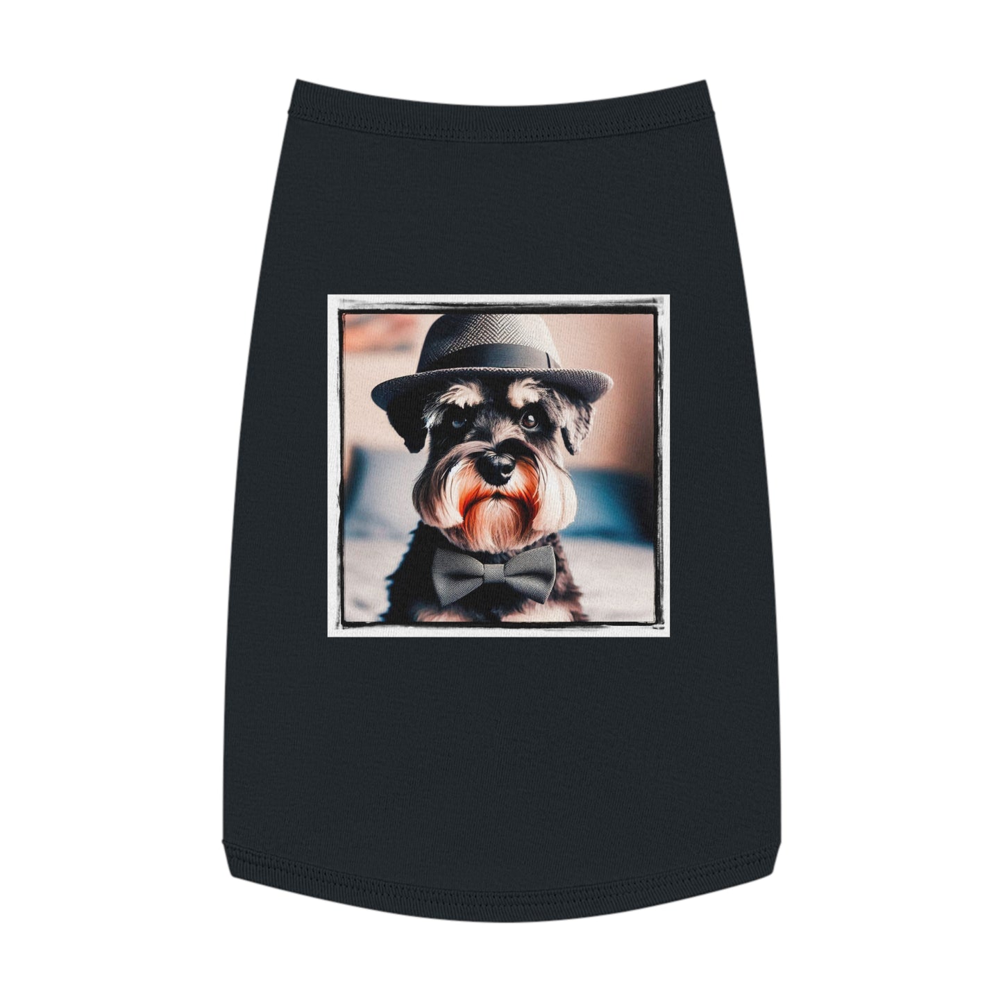 Pet Tank Top Miniature Schnauzer Pets Printify L Black 