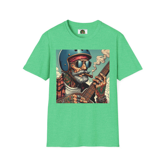 Wacky Guitareon T-Shirt Printify Heather Irish Green S 