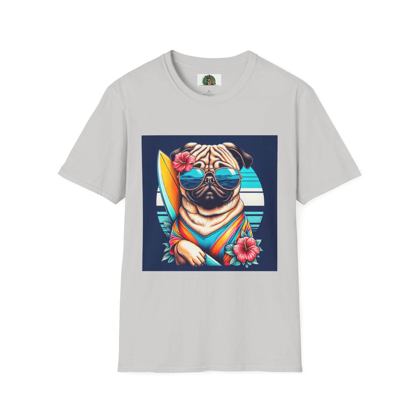 Pugs T-Shirt Printify S Ice Grey 