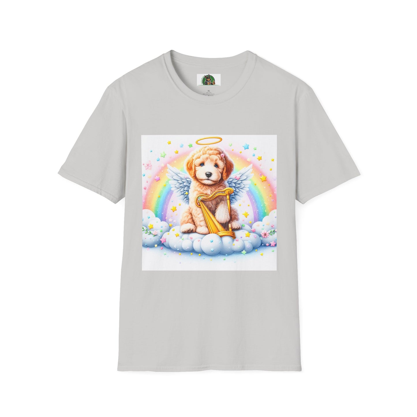 Golden Doodle T-Shirt Printify S Ice Grey