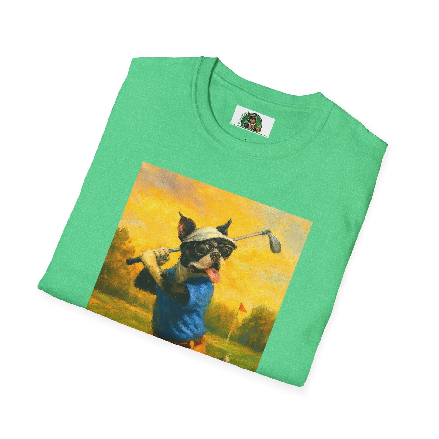 Sports Boston Terrier Golf T-Shirt